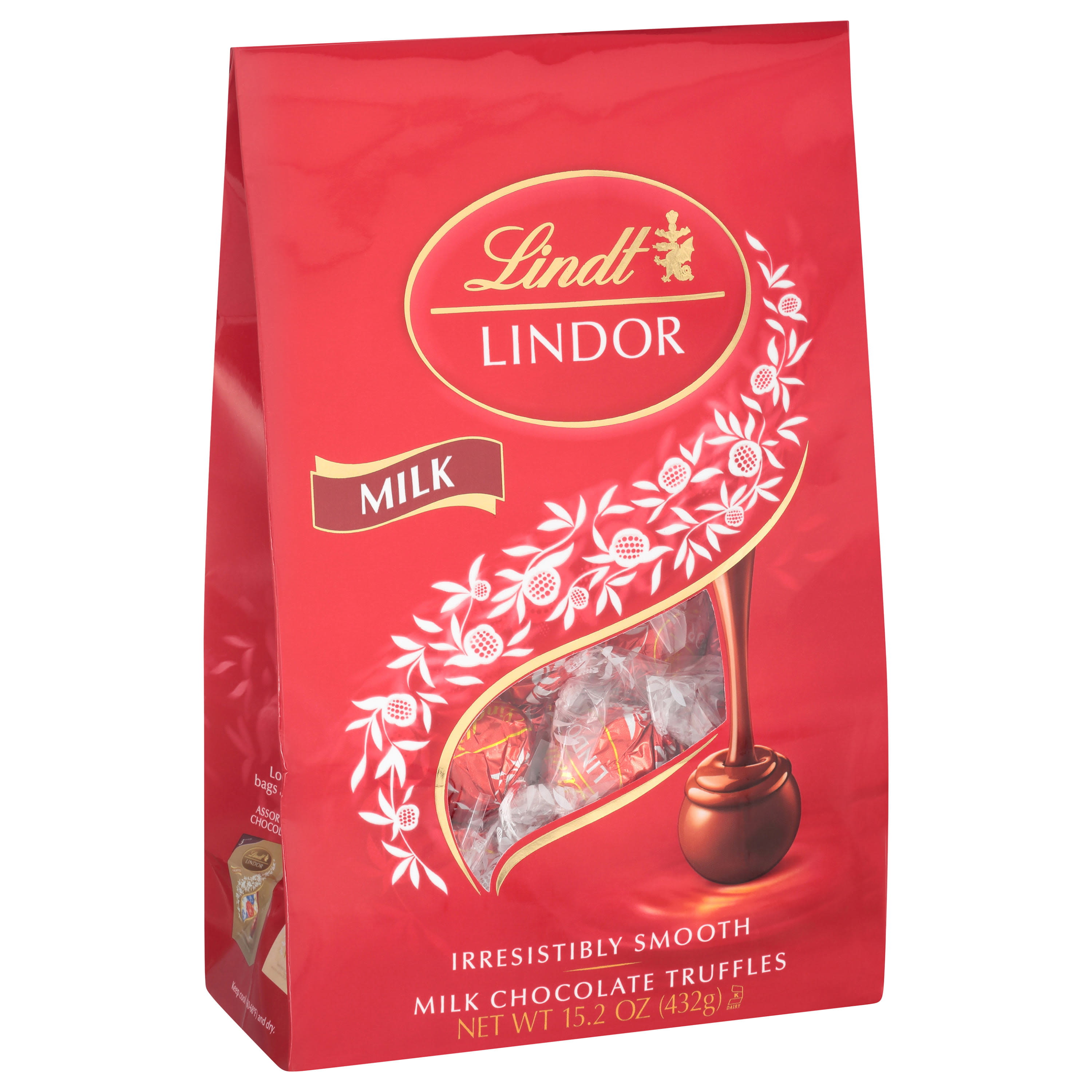 Lindt Lindor Assorted 5 Flavor Chocolate Candy Truffles - 15.2 oz.