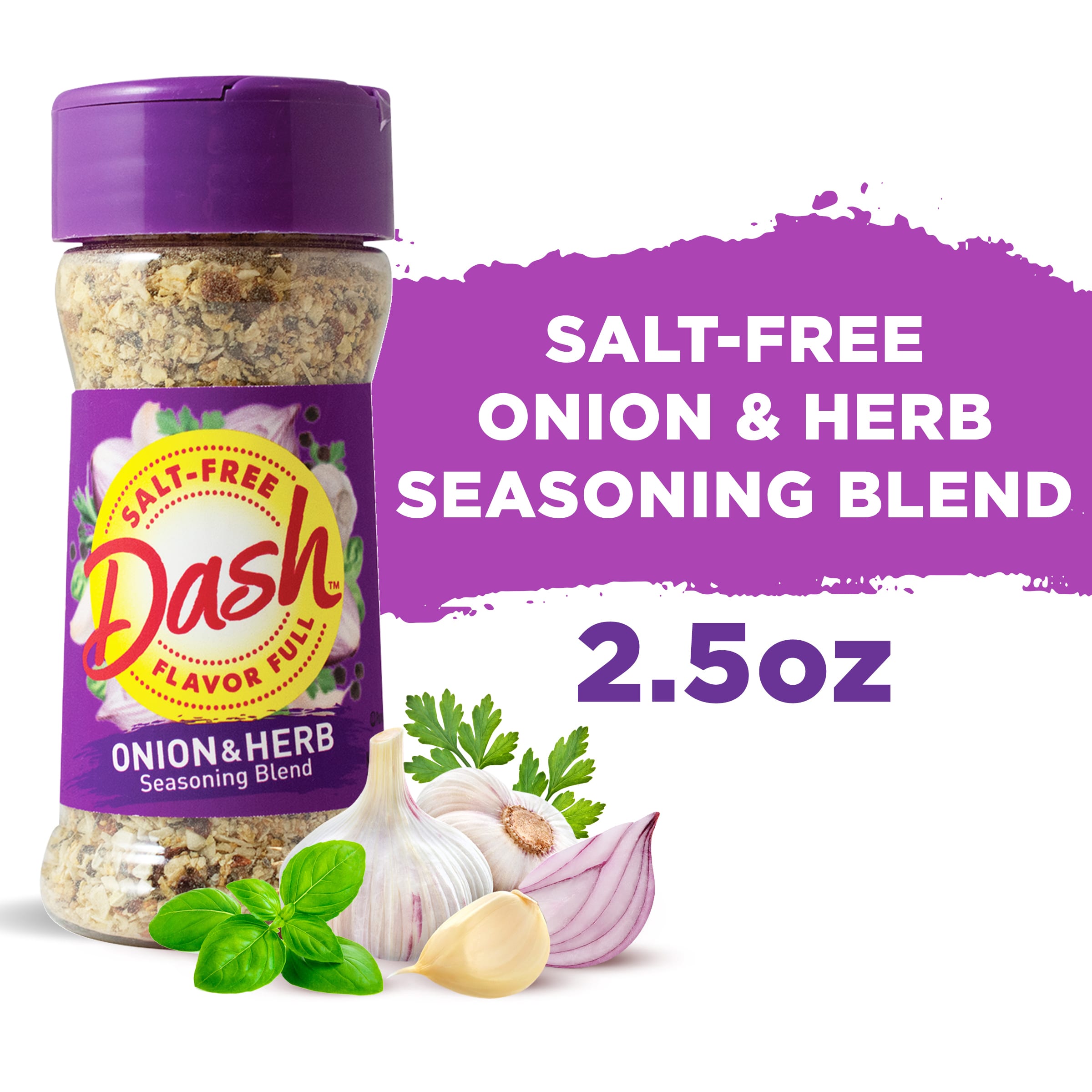 Dash Lemon Pepper Salt Free Seasoning Blend-2.5 oz.