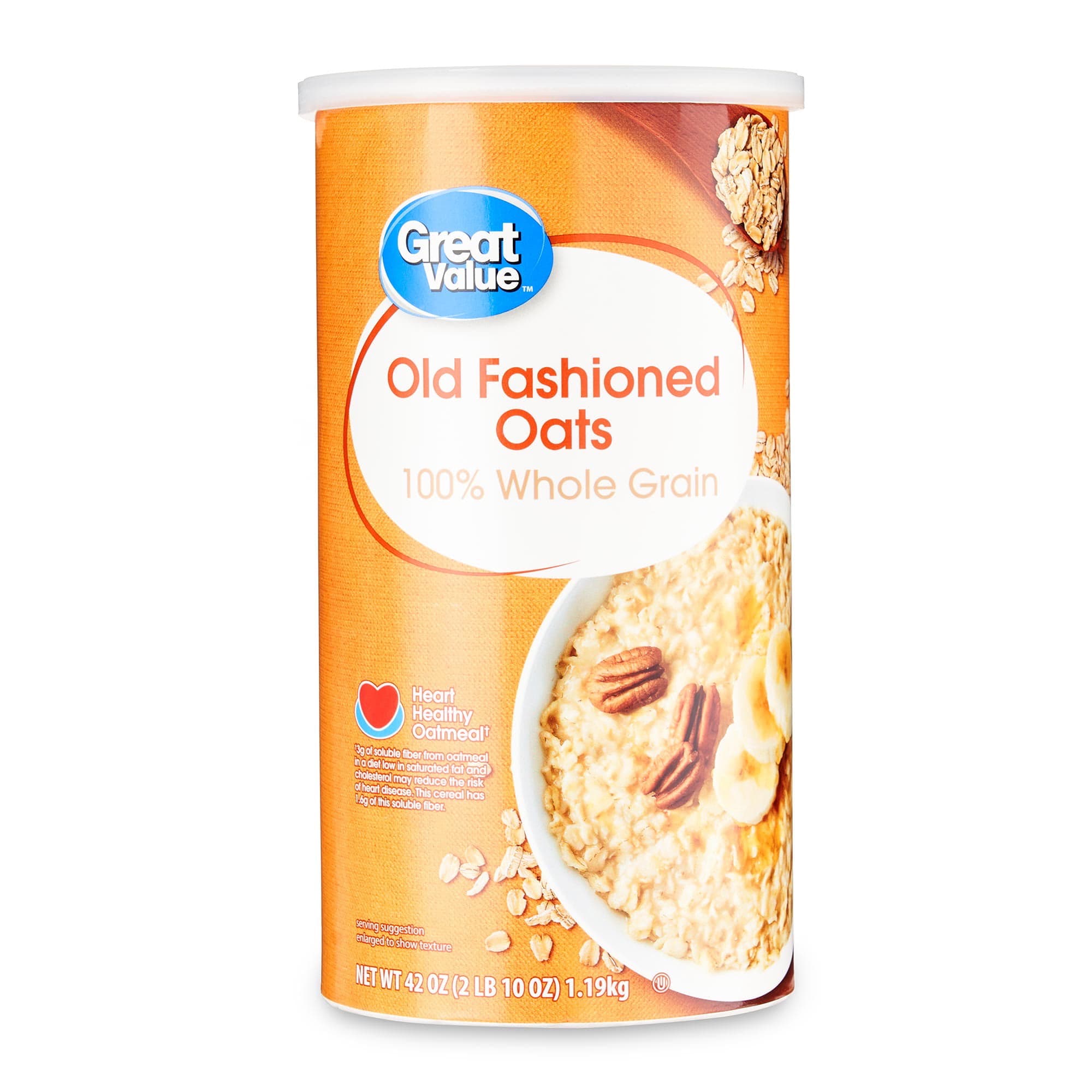 Quaker Old Fashioned Oatmeal, 18 oz Canister (Pack of 6)