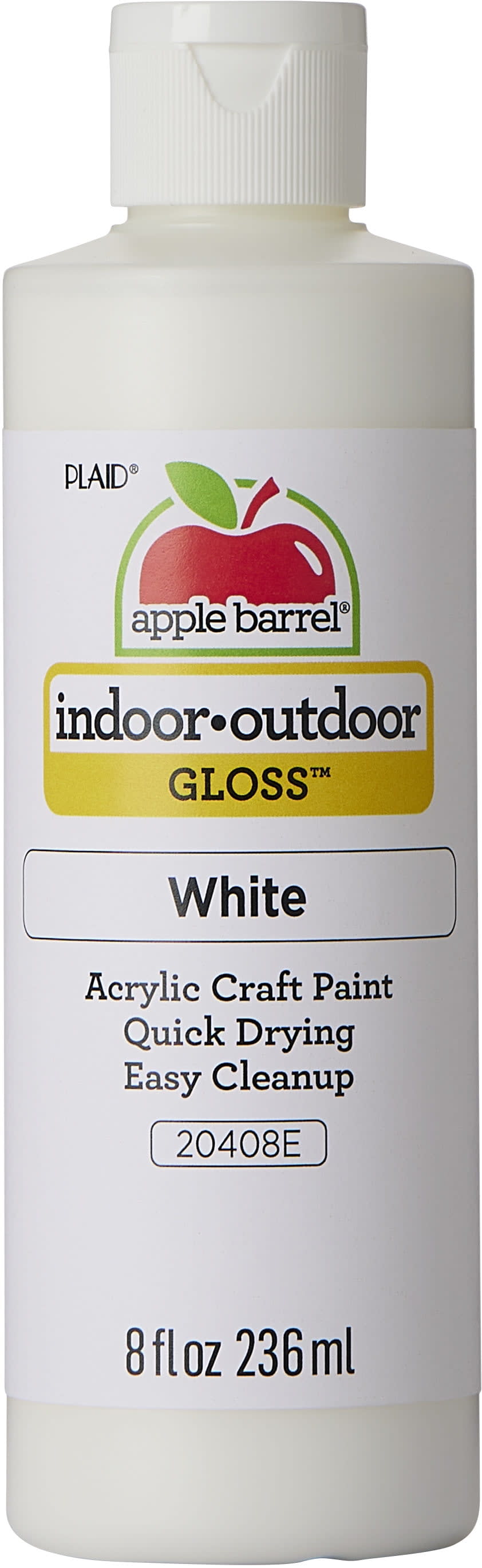 Apple Barrel Acrylic Craft Paint, Matte Finish, White, 16 fl oz - DroneUp  Delivery
