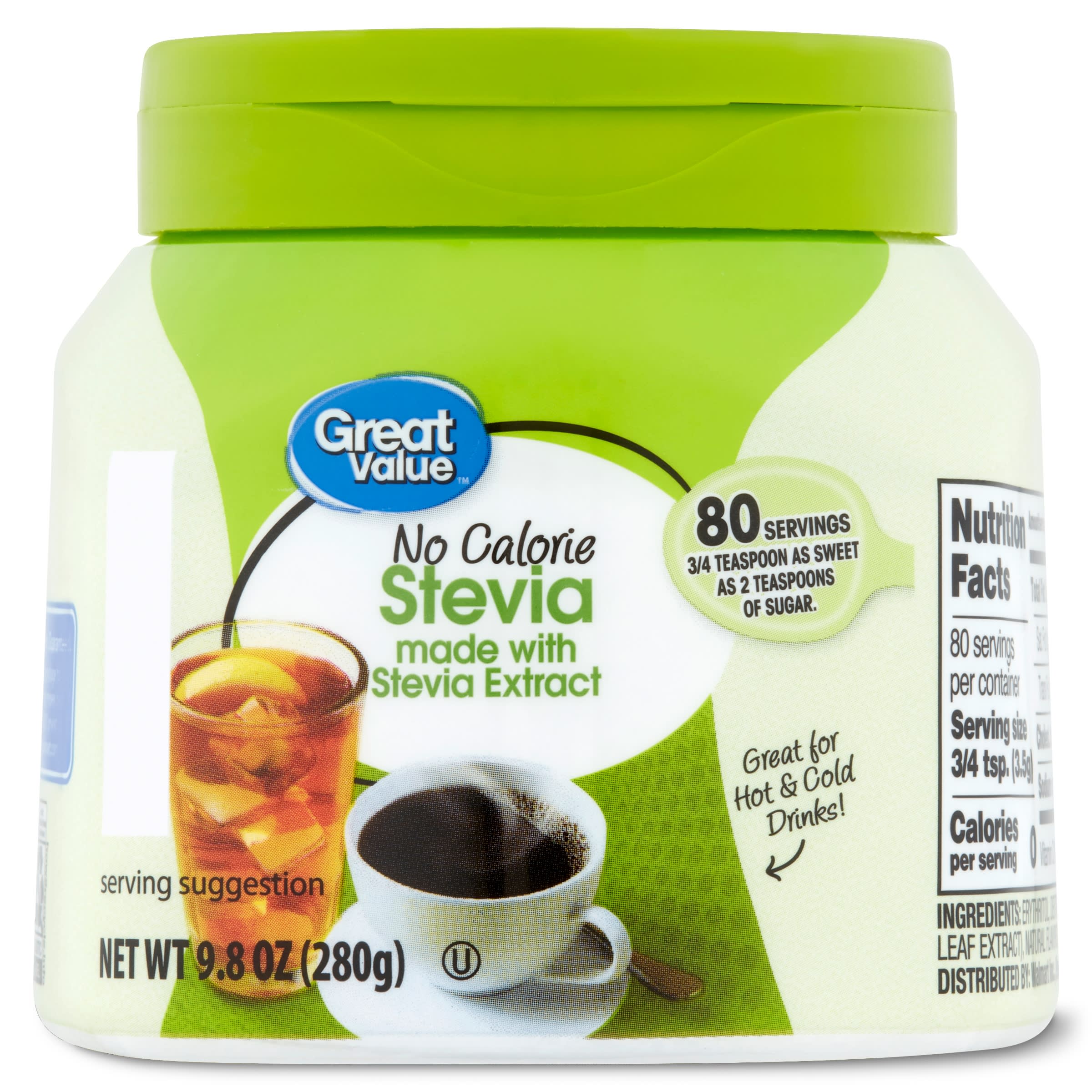 Great Value Liquid No Calorie Stevia Sweetener, 1.68 fl oz