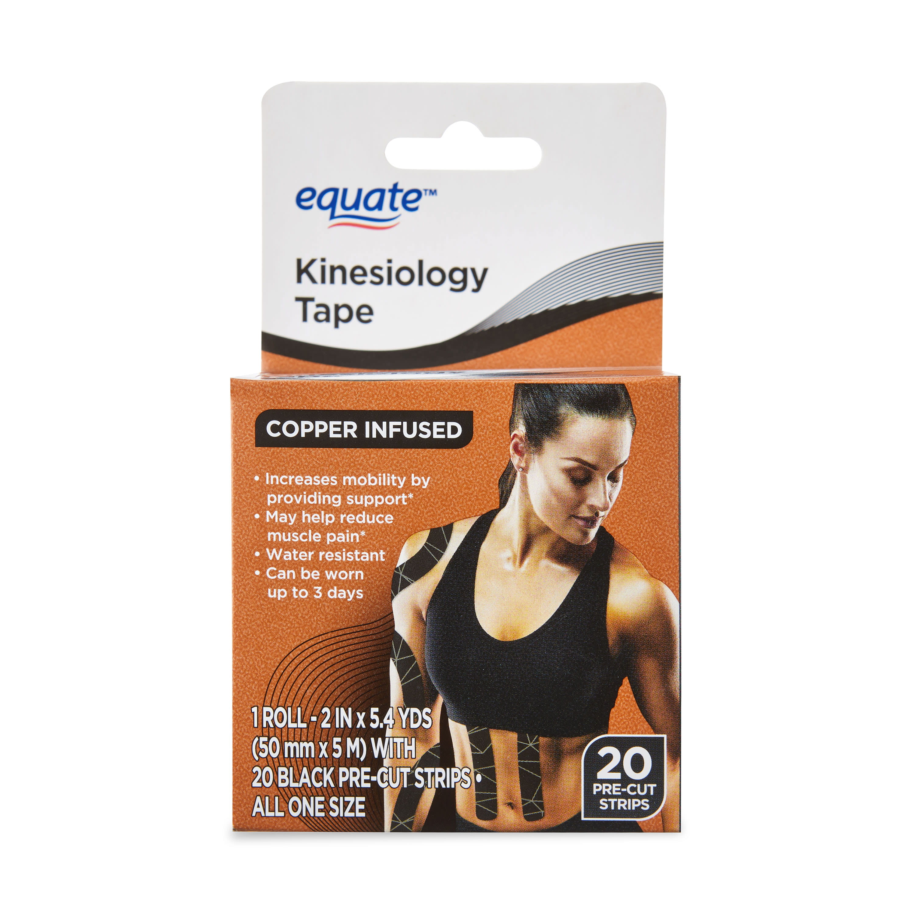 Equate Copper Infused Compression Sleeve Ankle Pain Relief