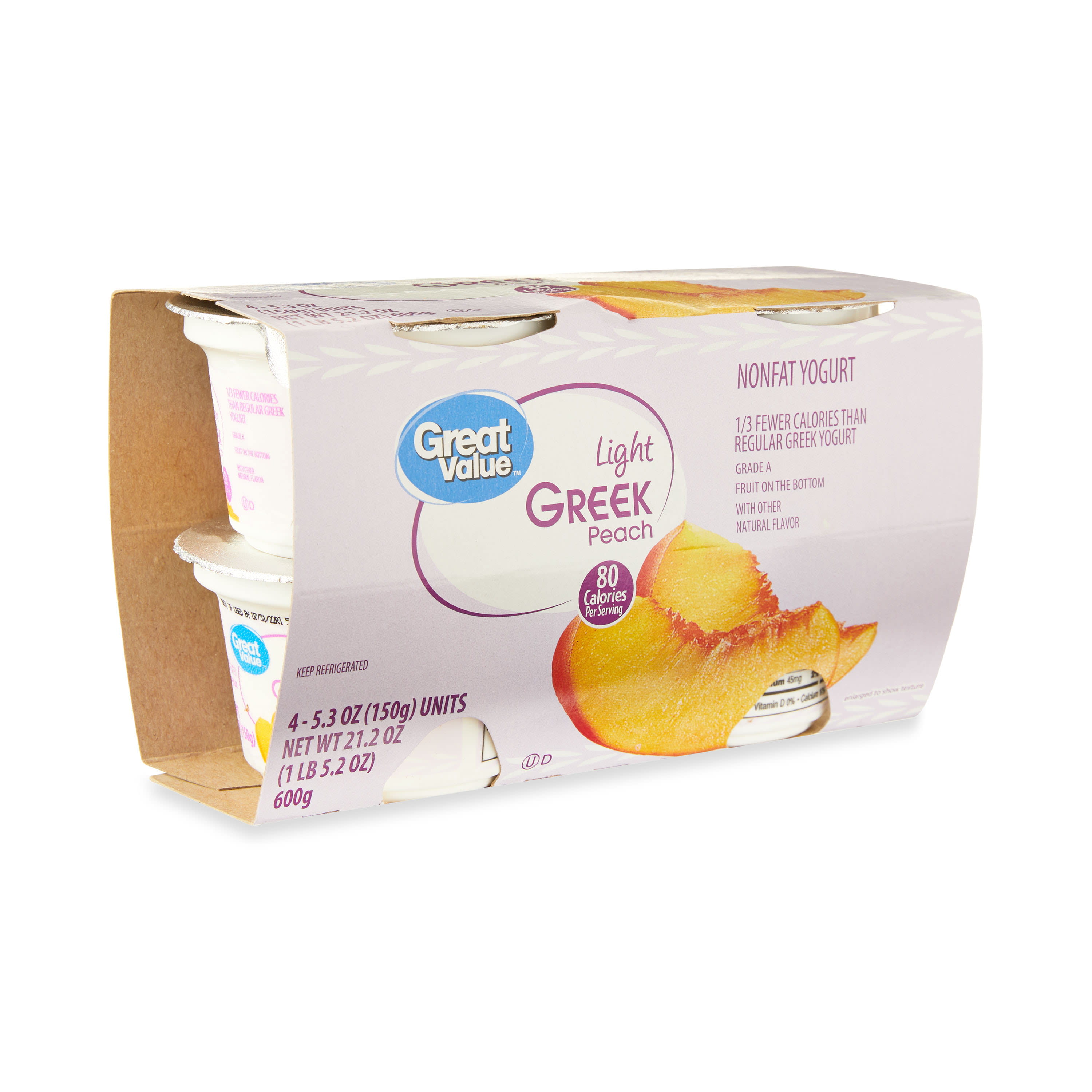 Oikos Triple Zero Vanilla Greek Yogurt, 32 Oz. - DroneUp Delivery