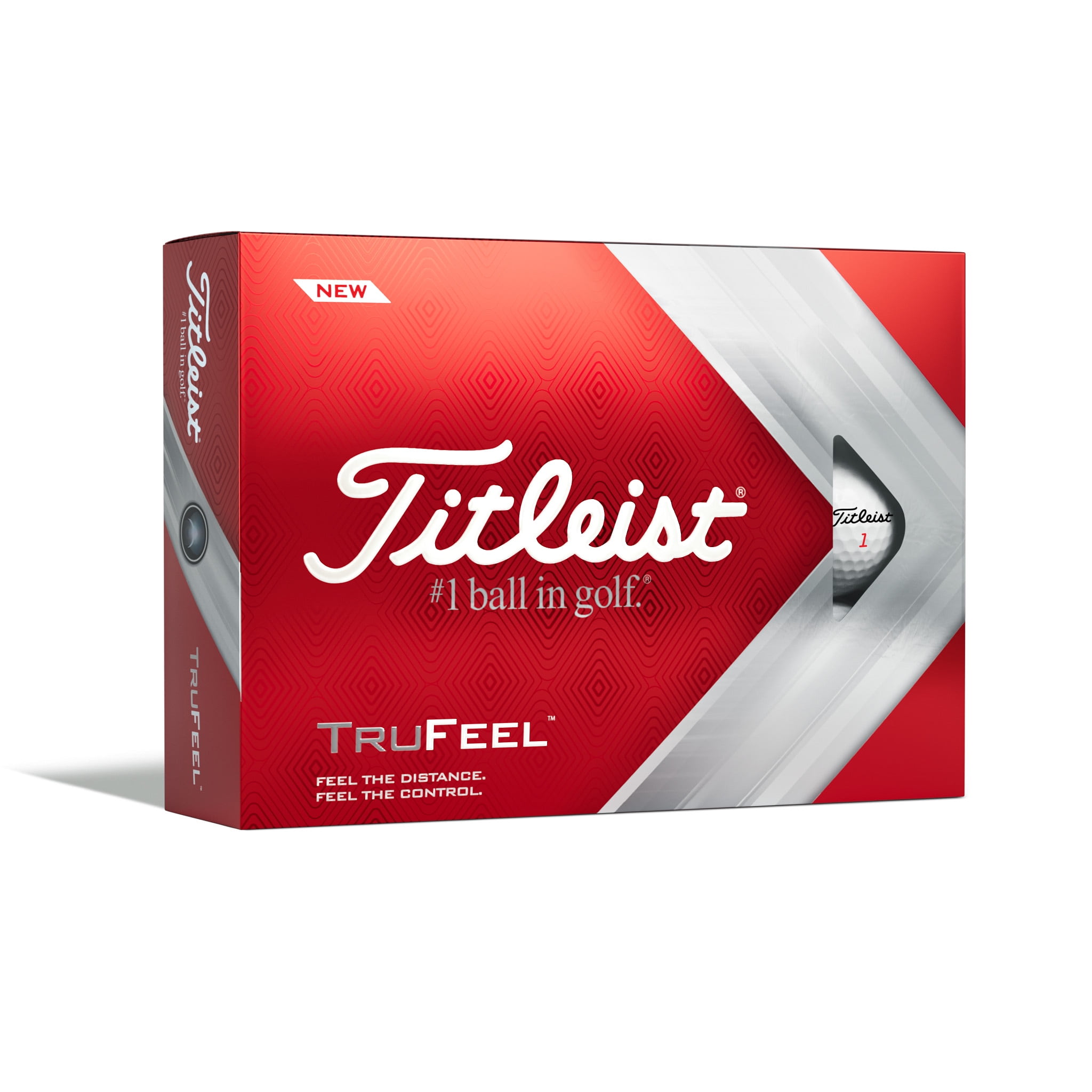 Titleist 2022 TruFeel Golf Balls, 12 Pack, White - DroneUp Delivery