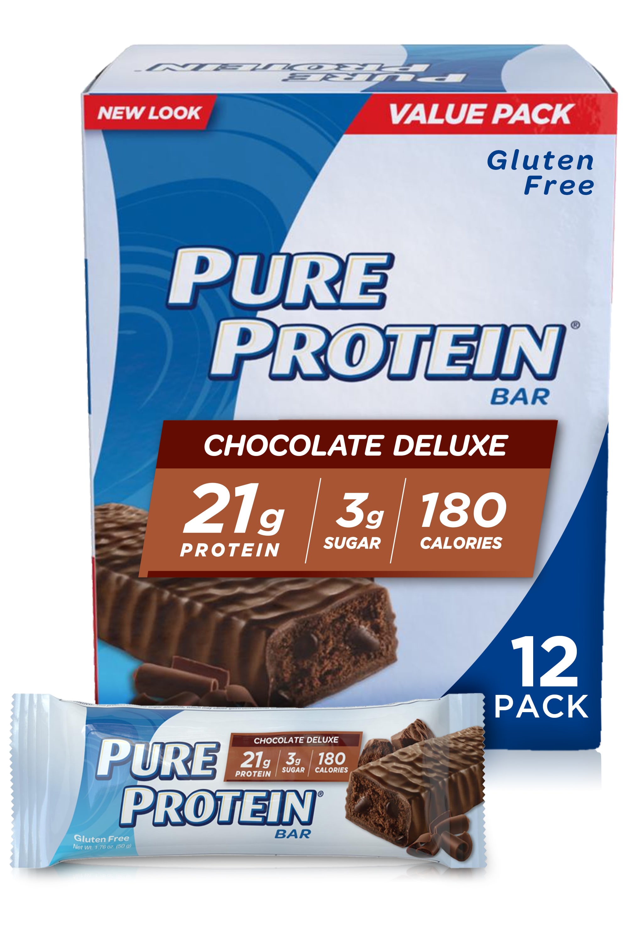 Gatorade Whey Protein Bars, Chocolate Chip, 20g Protein, 6 Count