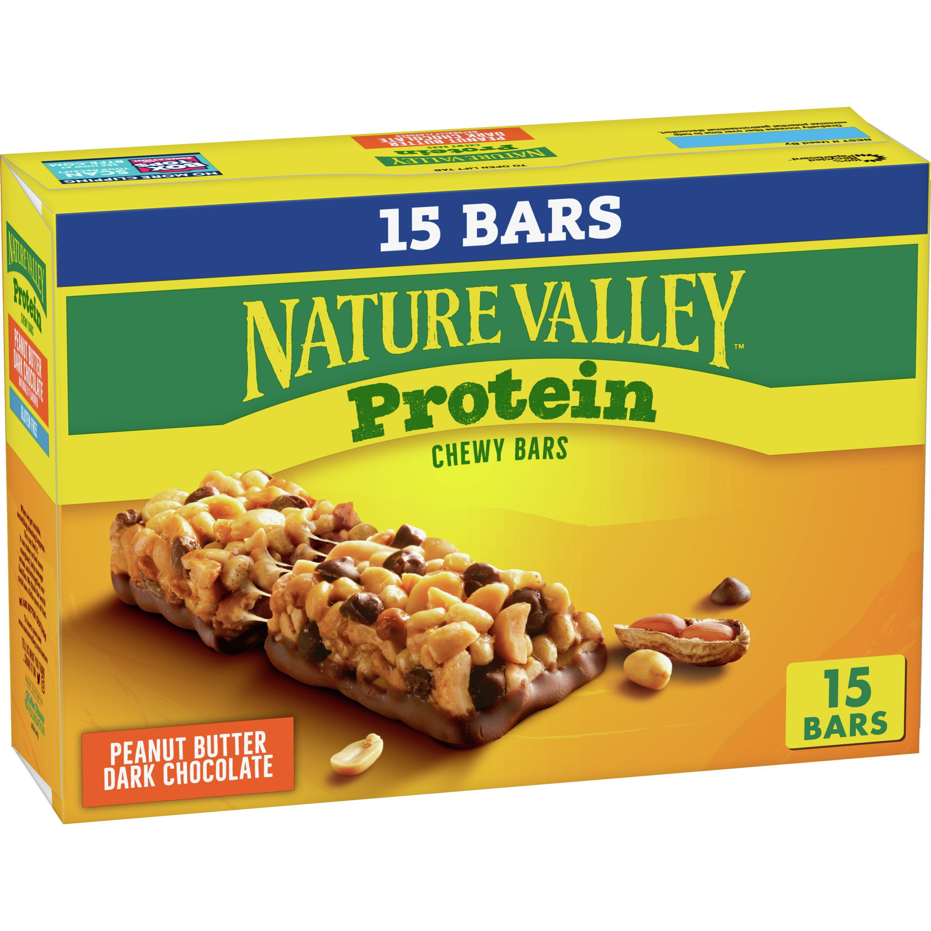 Nature Valley Granola Bars, Chewy, Dark Chocolate, Peanut & Almond, Sweet & Salty Nut, 15 Pack - 15 pack, 1.2 oz bars