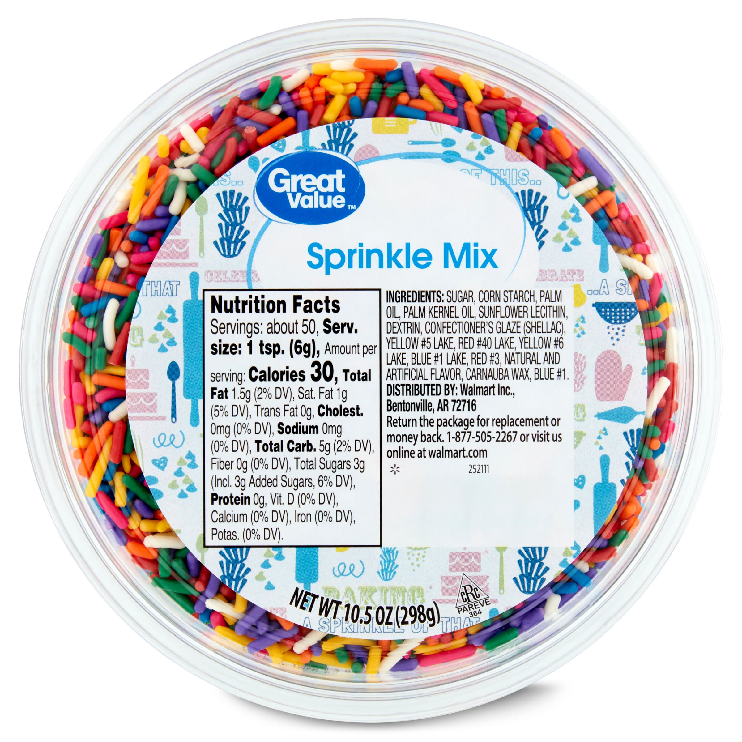 Great Value Rainbow Sprinkles, 10.5 oz DroneUp Delivery
