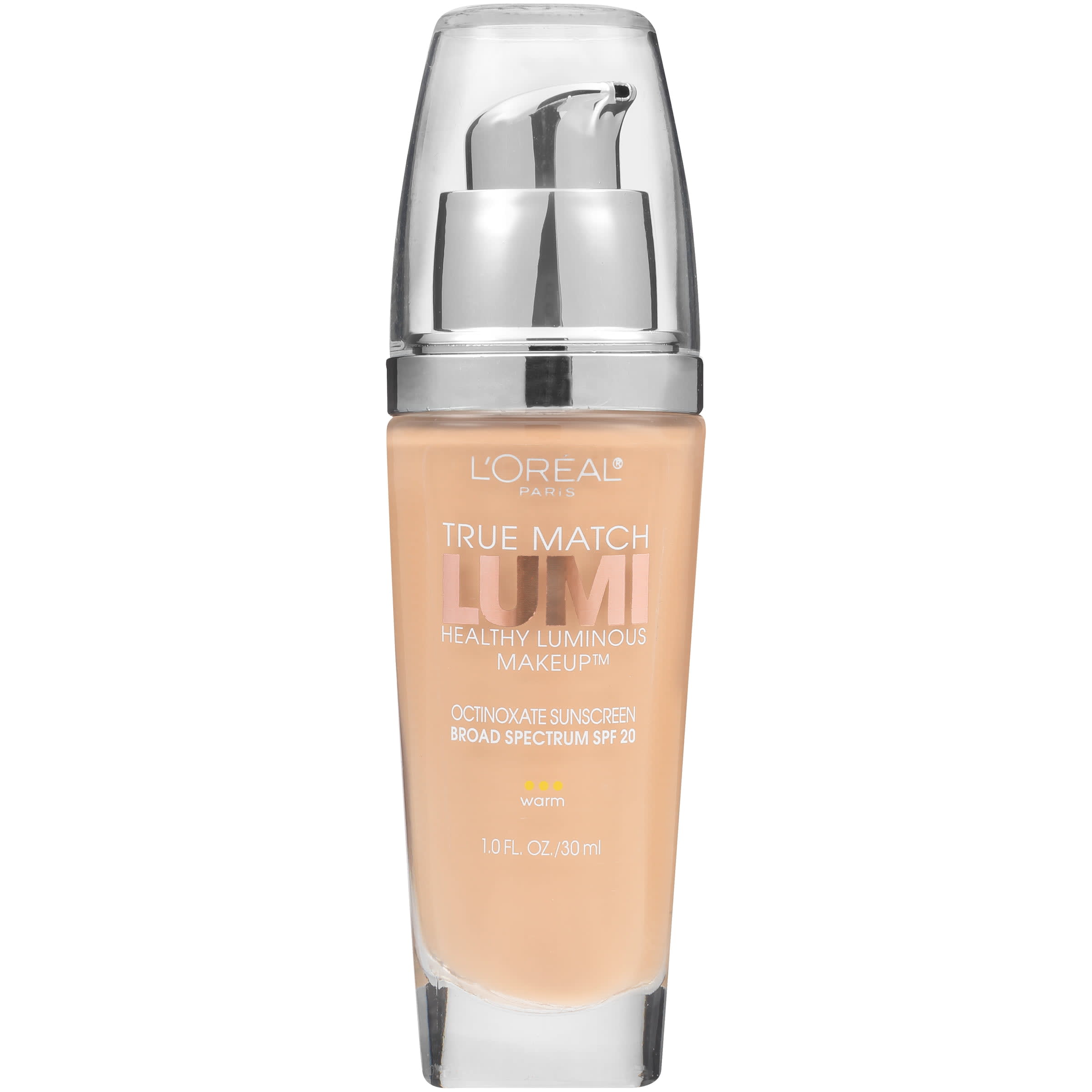 L'Oreal Paris True Match Lumi Healthy Luminous Makeup SPF 19, W4 Natural  Beige, 1 fl. oz. - DroneUp Delivery