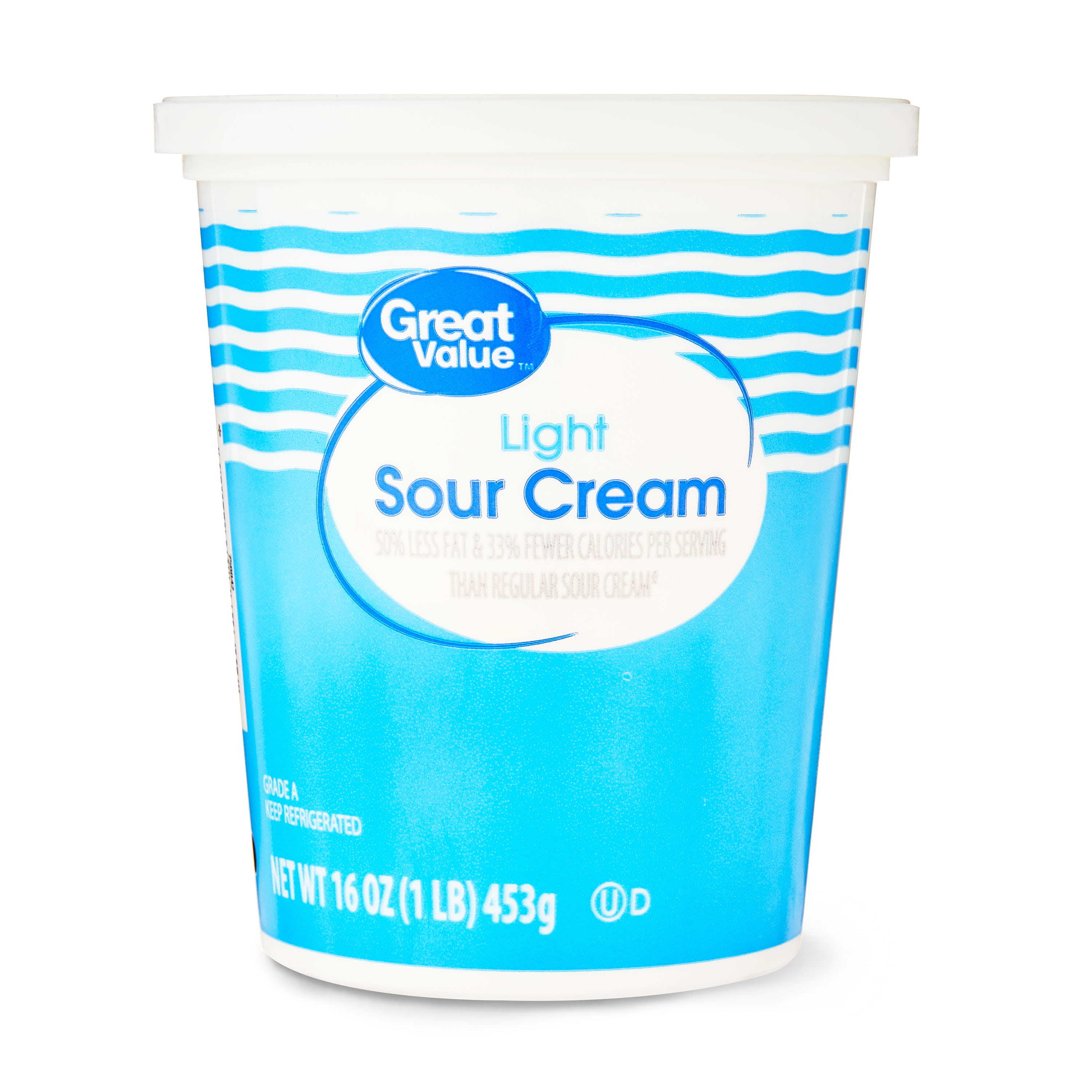 Great Value Light Sour Cream, 16 oz - DroneUp Delivery