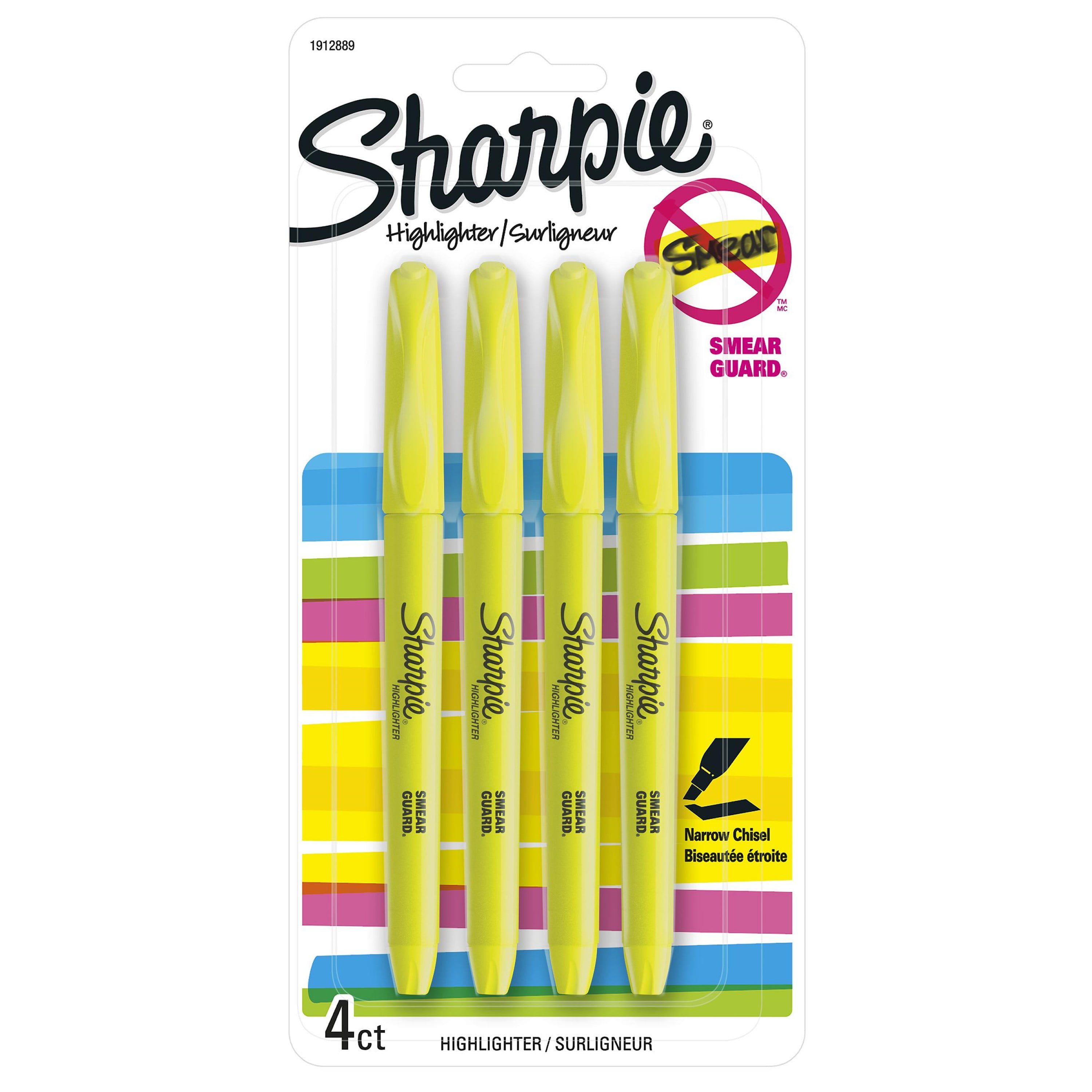 Sharpie Retractable Highlighters, Chisel Tip, Assorted, 8 Count