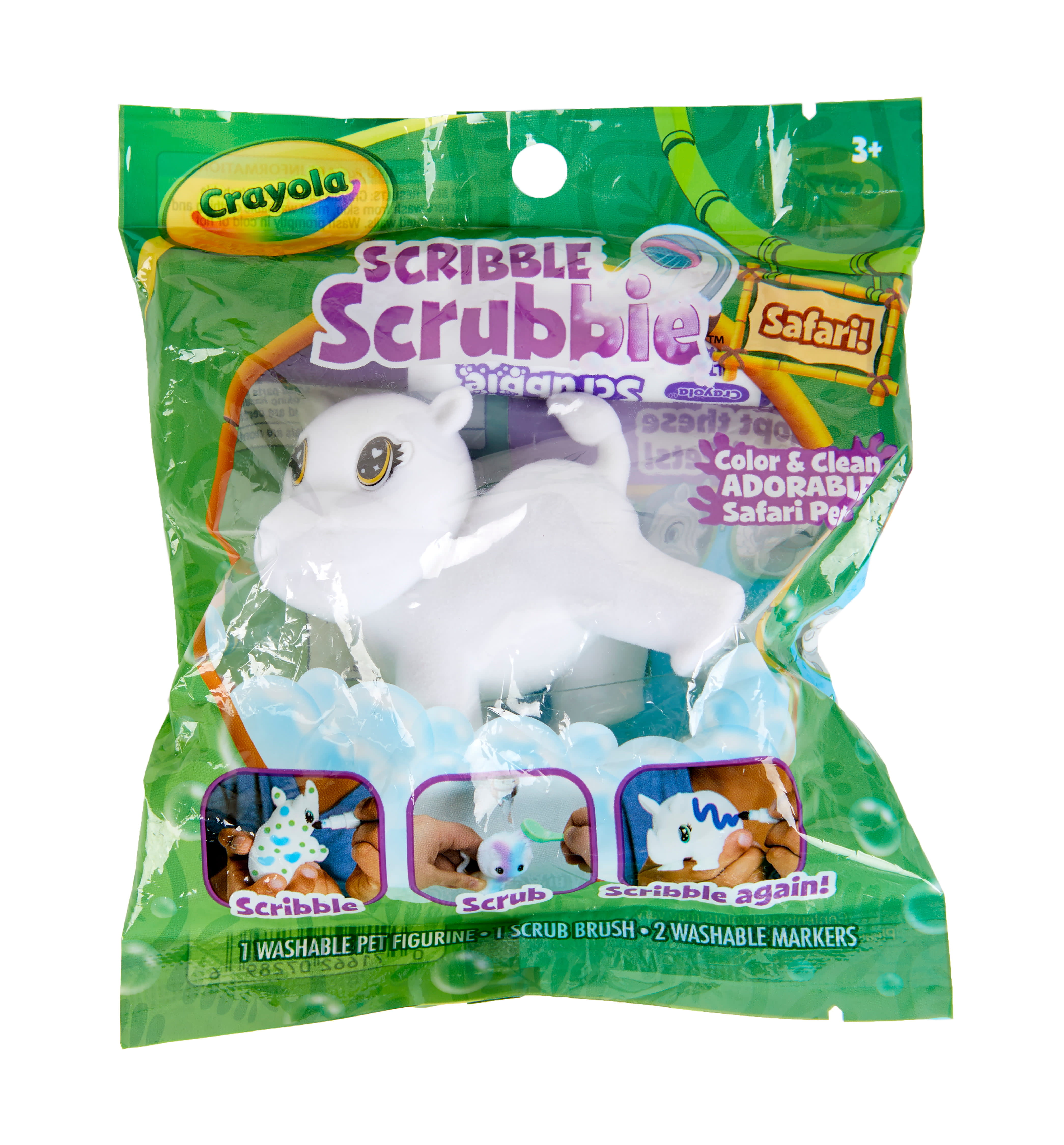 Crayola - Scribble Scrubbie Safari Tub Set