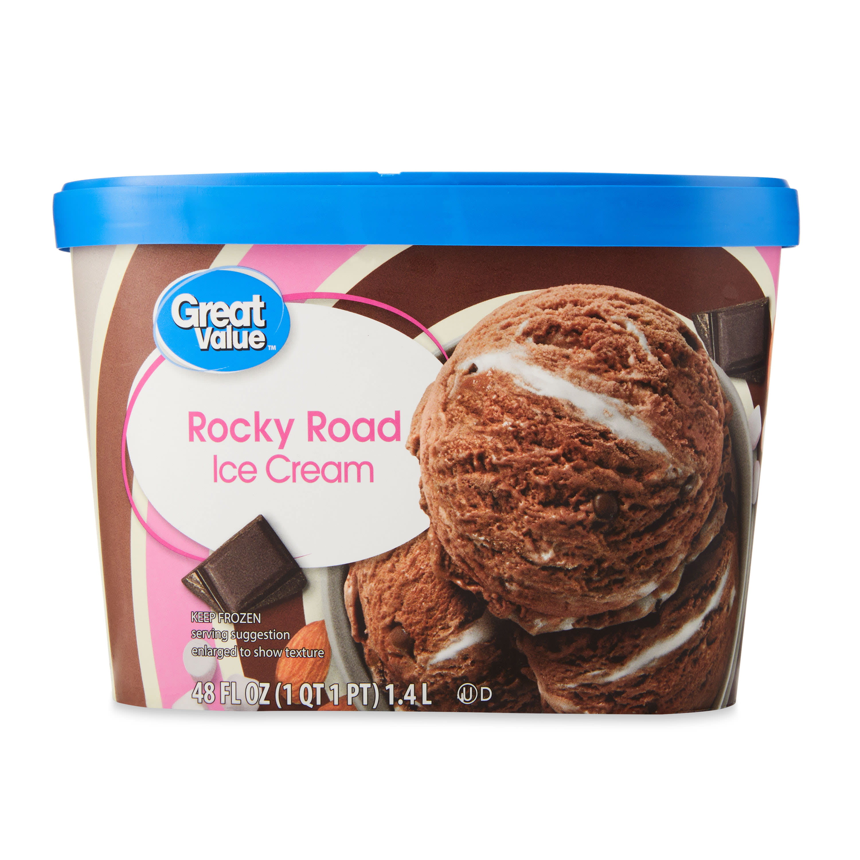 Great Value Cookies & Cream Ice Cream, 48 fl oz