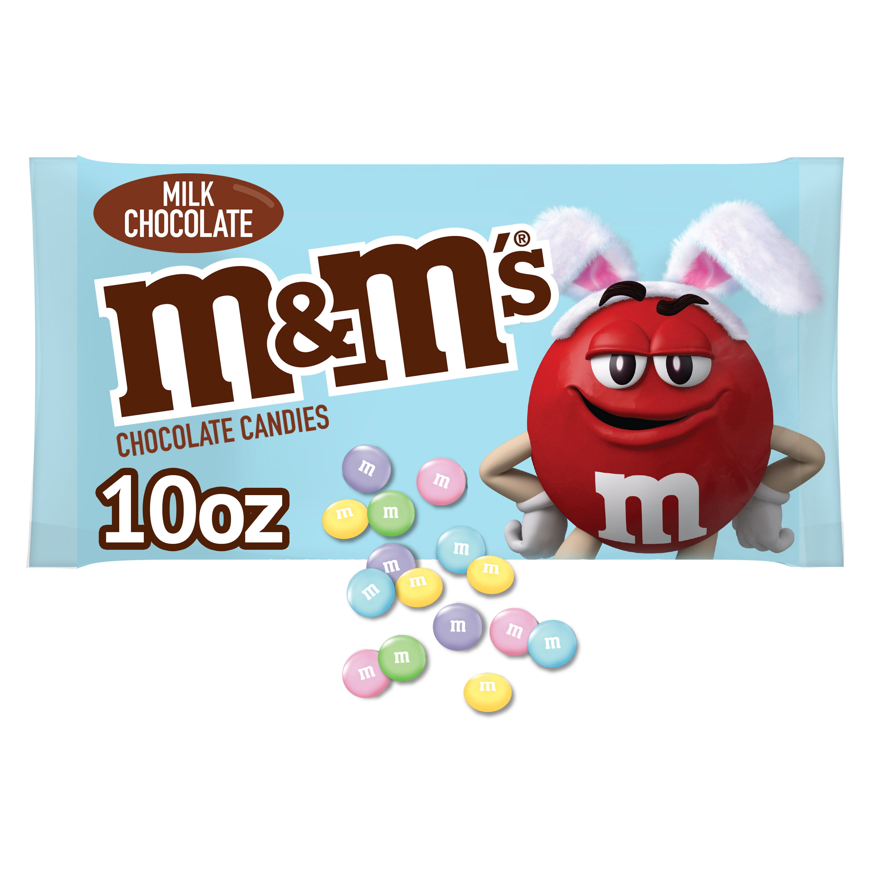 M&M's, Mega Peanut Chocolate Candies, 9.6 Oz, Chocolate