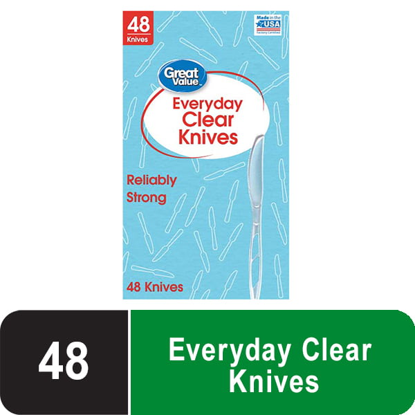 Plastic Knives - Clear Disposable Knives