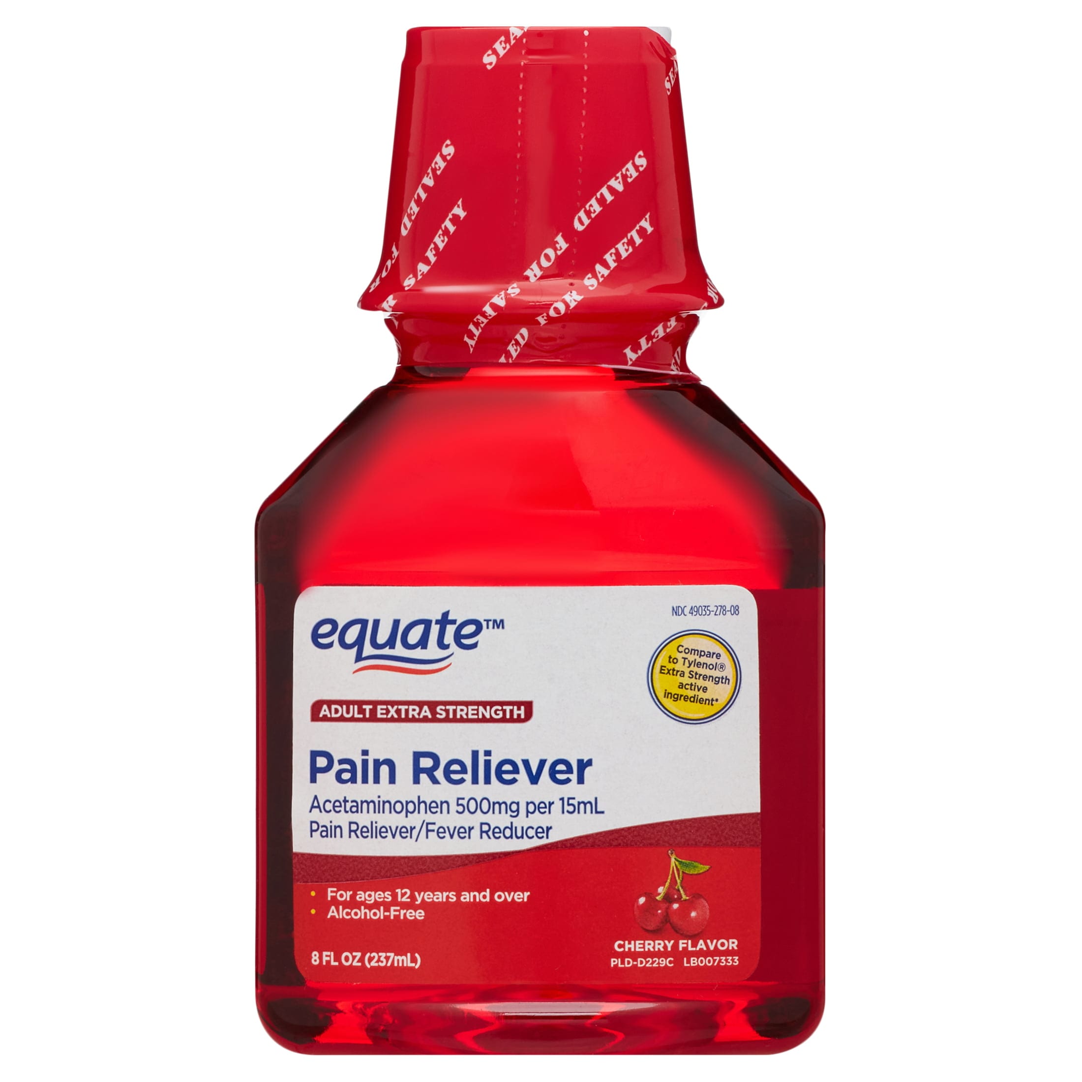 Equate Extra Strength Pain Reliever PM Caplets, 100 Count