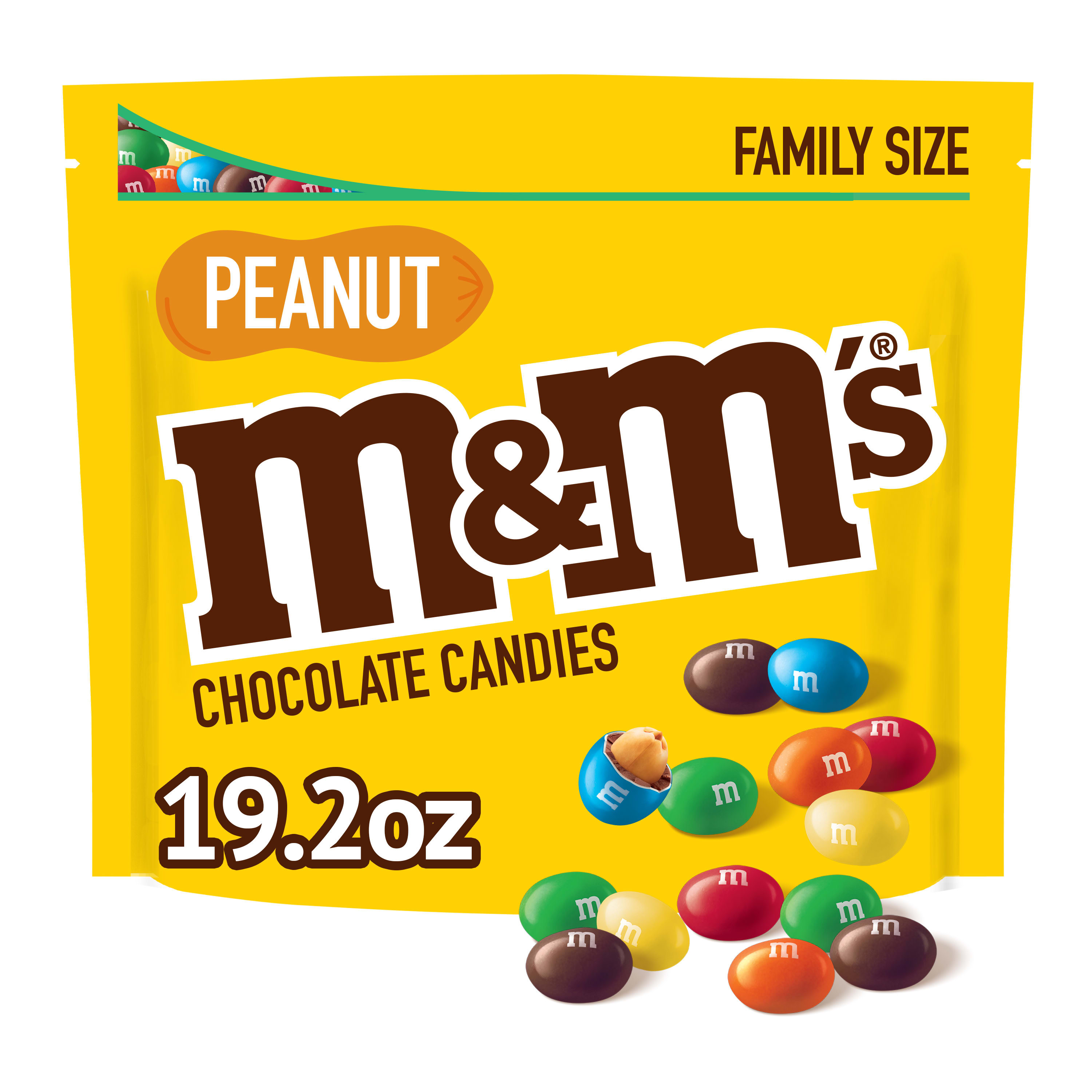 M&M's M&M'S Peanut Milk Chocolate Pastel Easter Candy Assortment, 10 Oz Bag