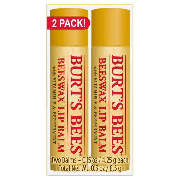 Burt's Bees 100% Natural Moisturizing Sheer Lip Balm with Shea Butter, 1  Count 