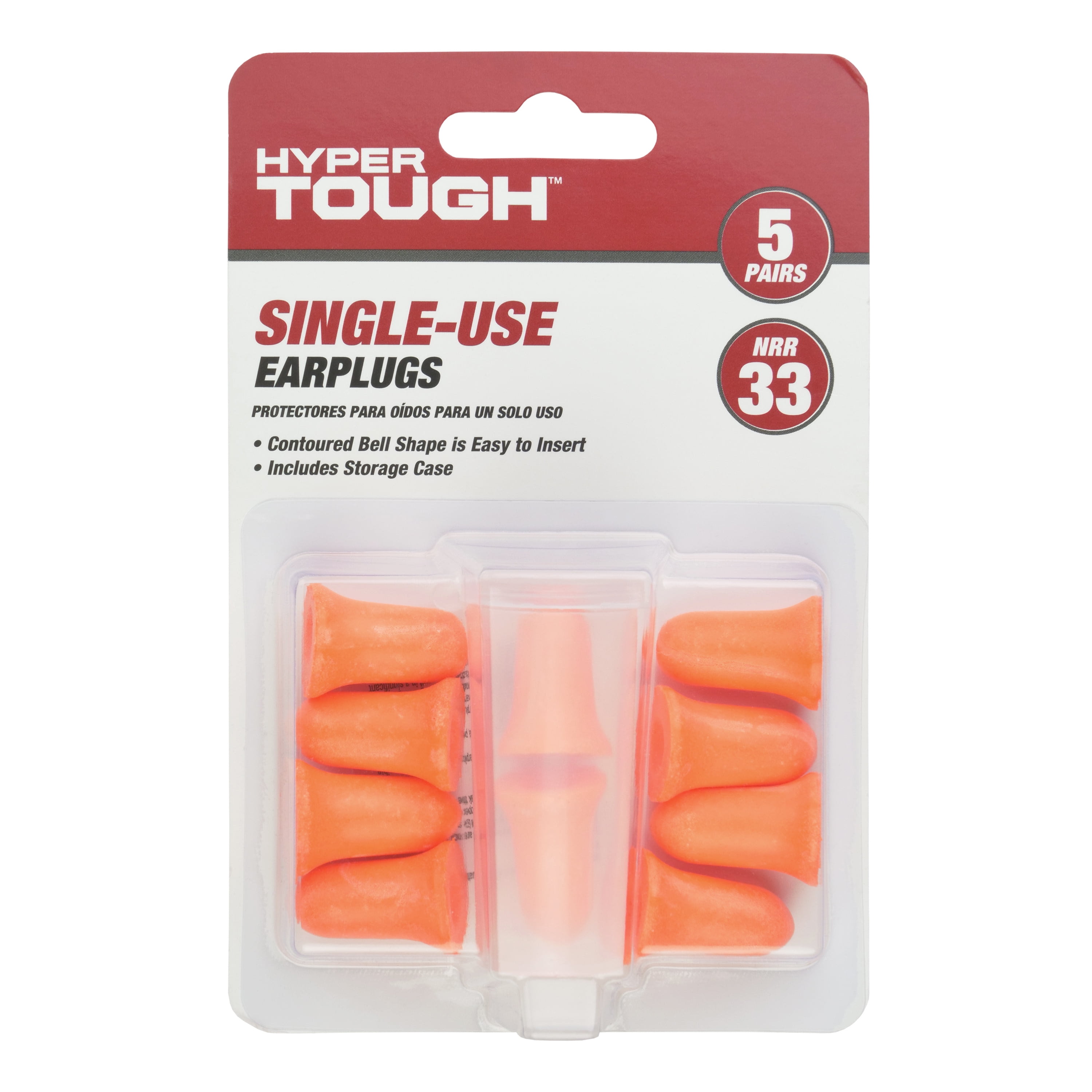 Equate Ultimate Fit, Soft Foam Earplugs, 33 dB Noise Reduction