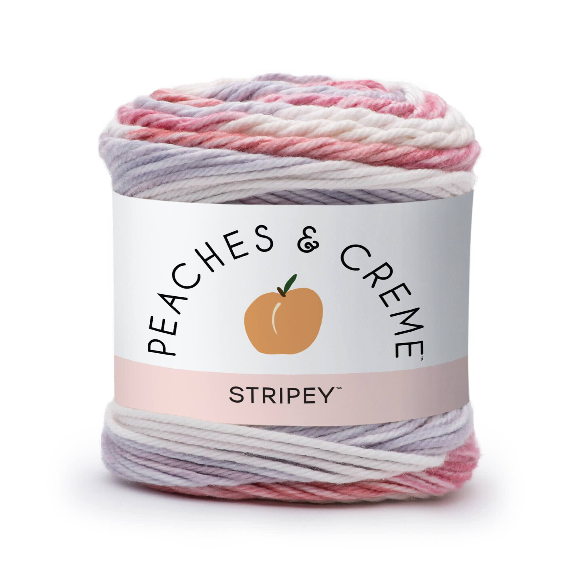 Peaches & Creme Solid 4 Medium Cotton Yarn, Black 2.5oz/70.9g, 120 Yards -  DroneUp Delivery
