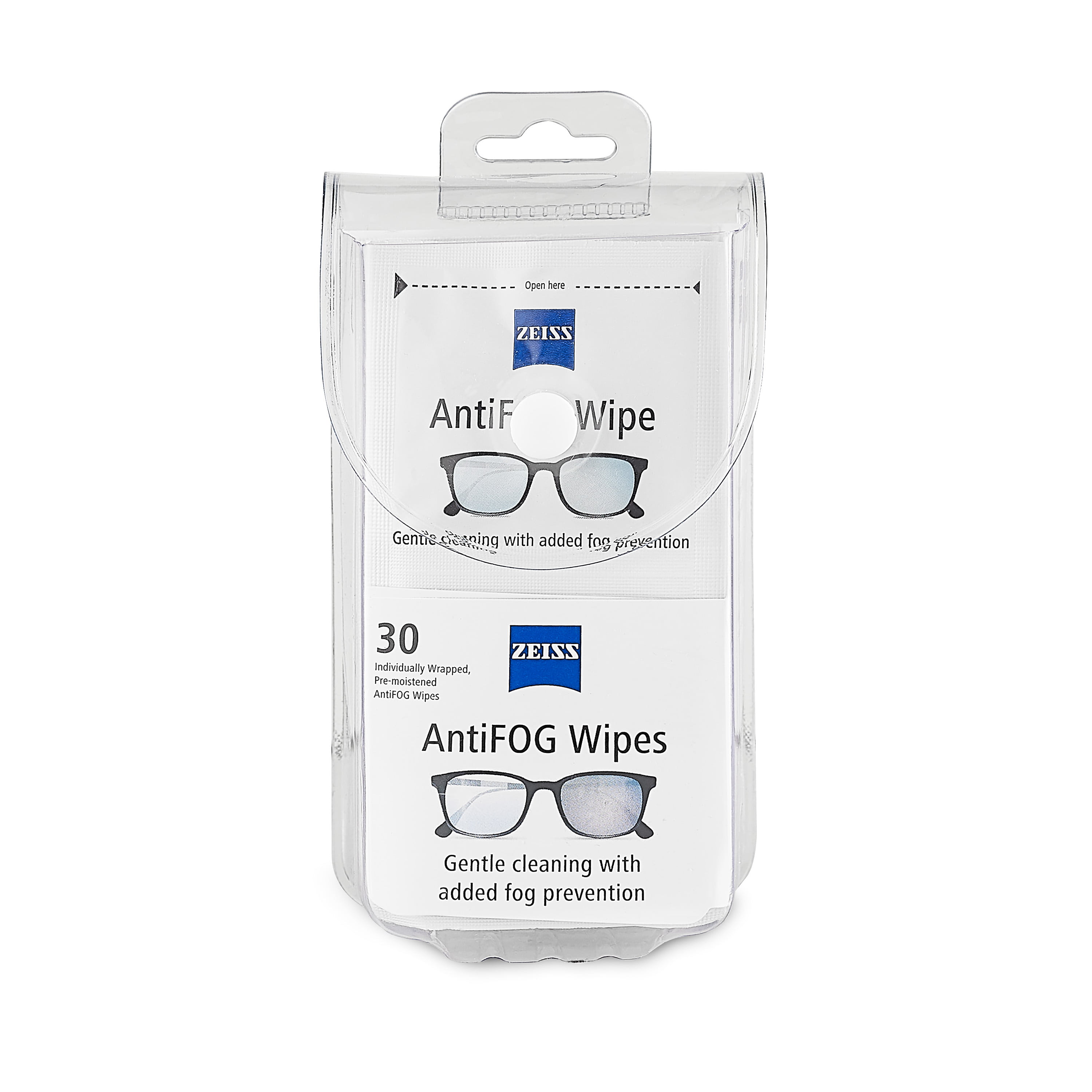 ZEISS Lens Wipes, Pre-Moistened Eye Glass Cleaner Wipes, 100 Count