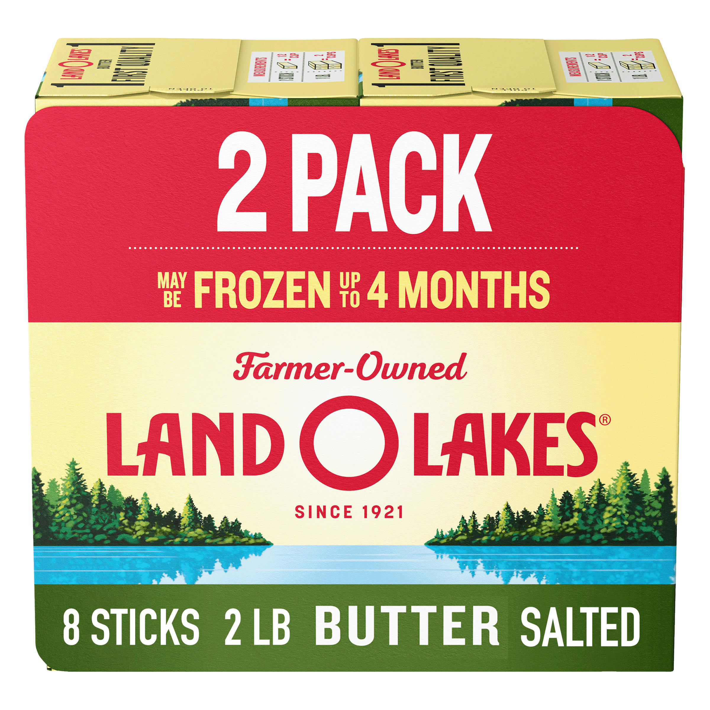 Land O LakesÆ Salted Butter, 8 Butter Sticks, 2 - 1 lb Packs