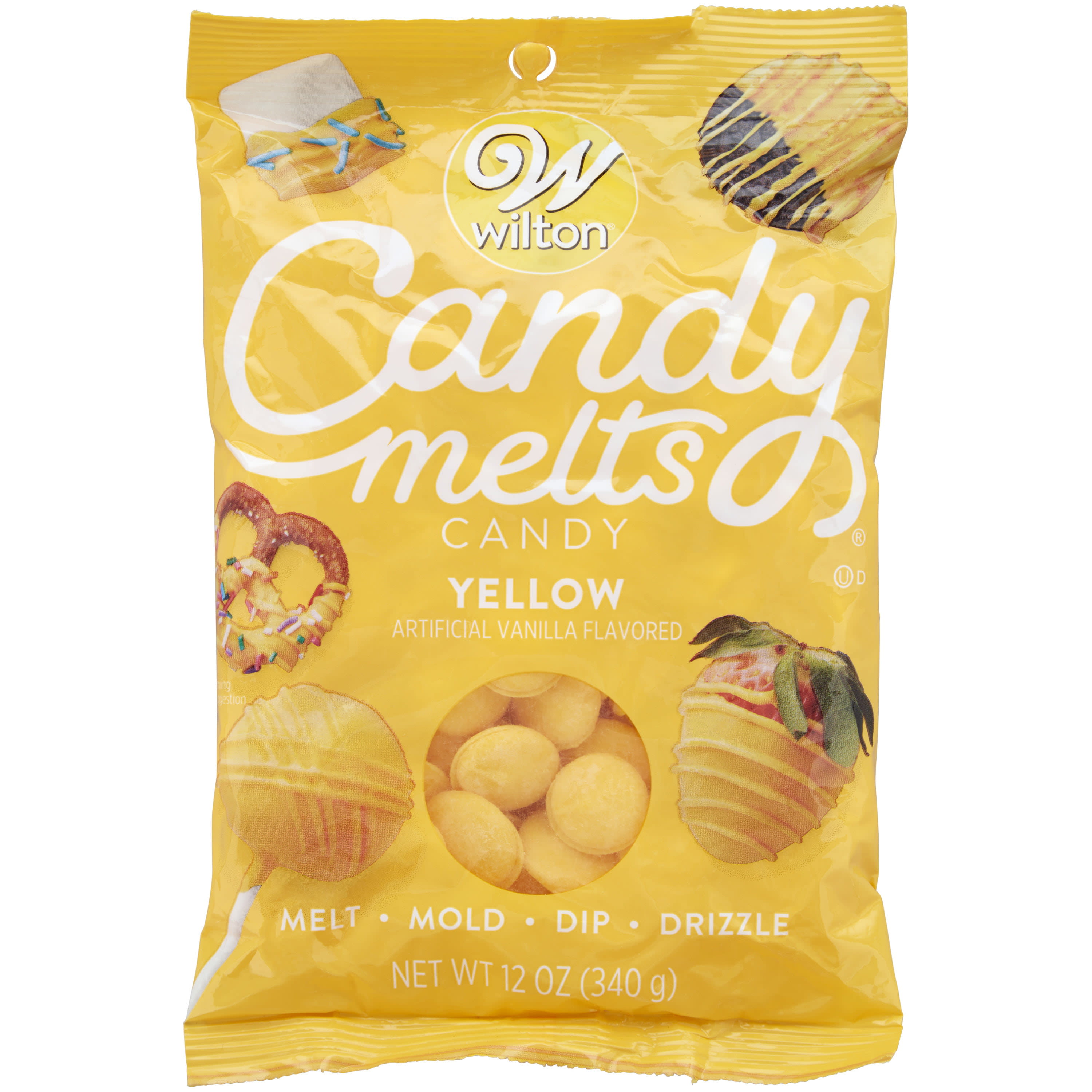 Wilton Yellow Candy Melts Candy, 12 oz. - DroneUp Delivery