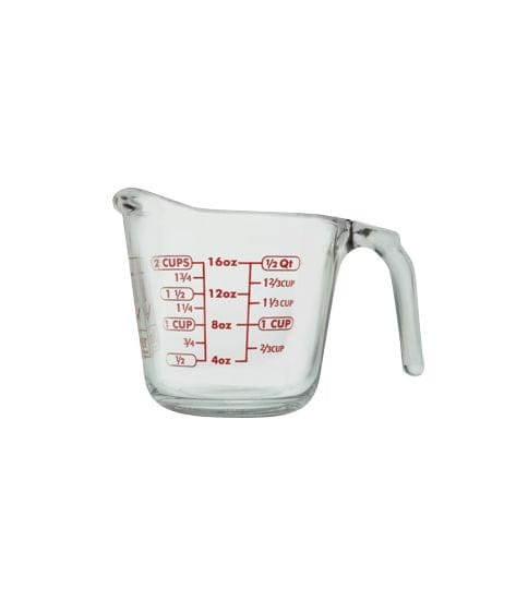 Mainstays 4 Cup Plastic Measuring Cup with Measurements Precise Pouring  Spout