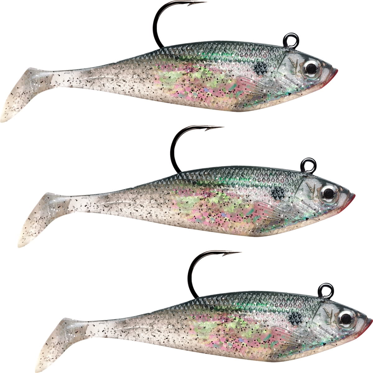 Storm WildEye Swim Shad 3 Fishing Lure 1/4oz Shad 3pcs - DroneUp