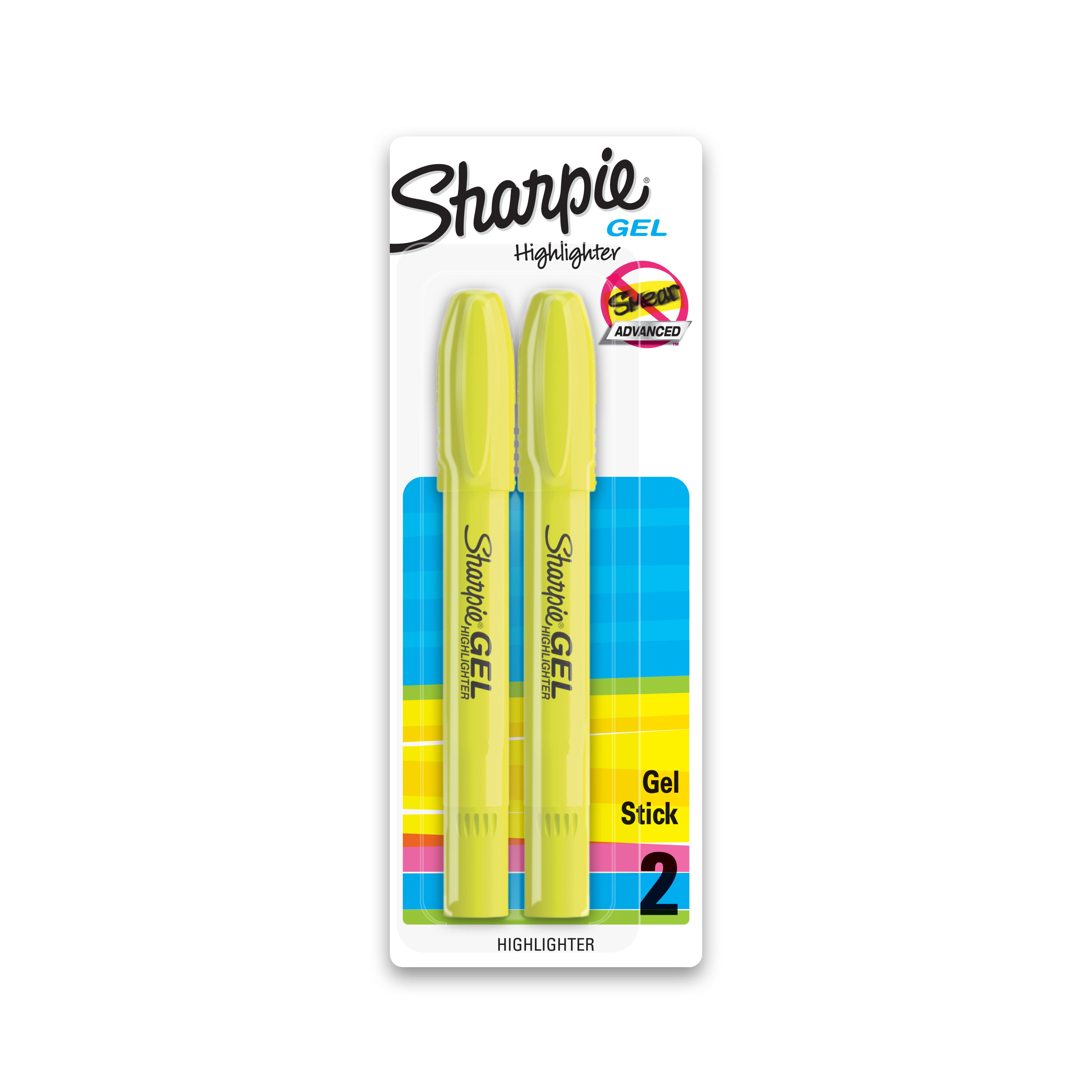 Sharpie Retractable Highlighters, Chisel Tip, Assorted, 8 Count