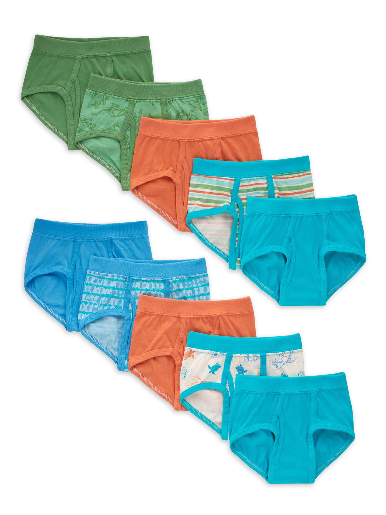 Fruit of the Loom Women's Low-Rise Brief Underwear, 6 Pack, Sizes