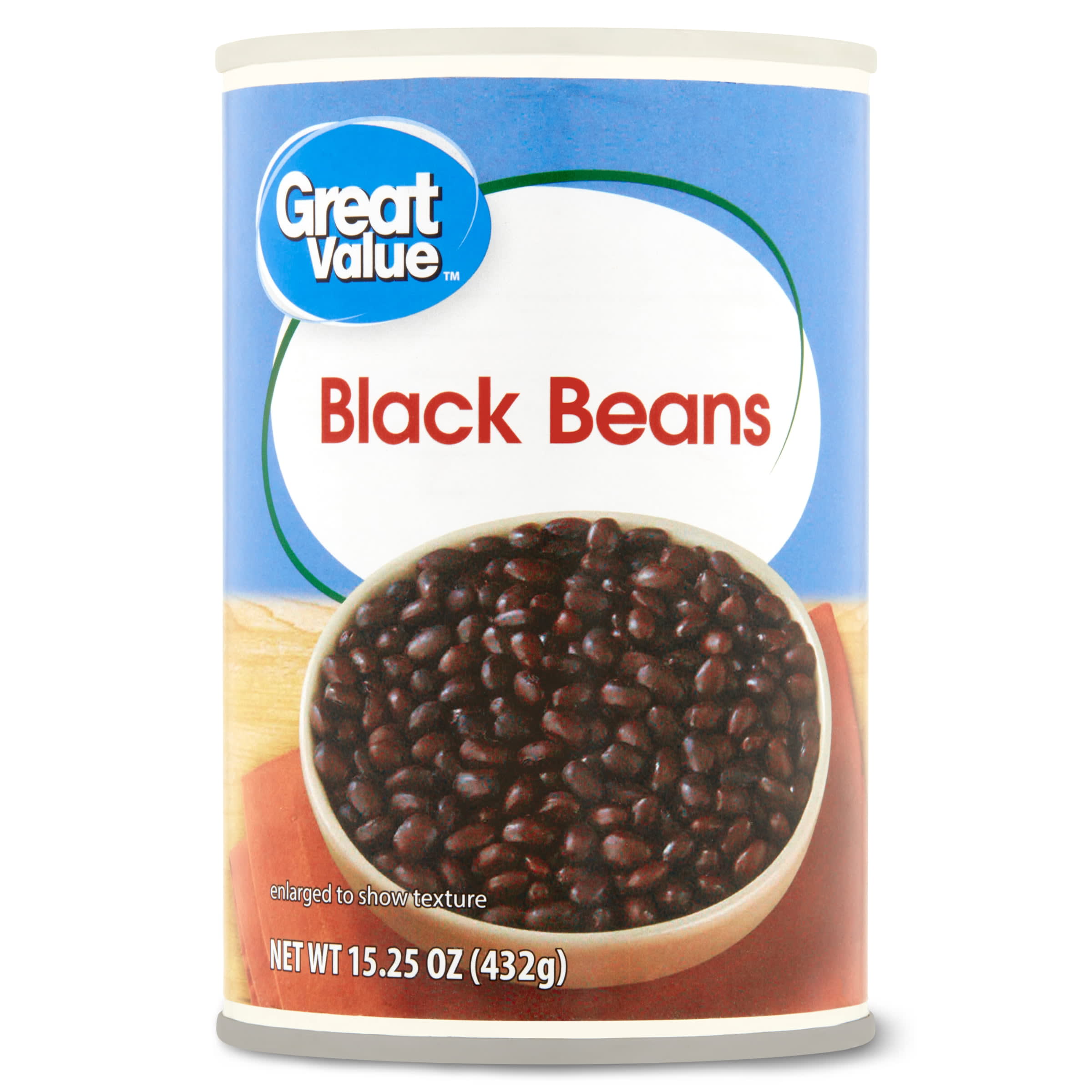 Great Value Black Beans, 15 oz Can DroneUp Delivery