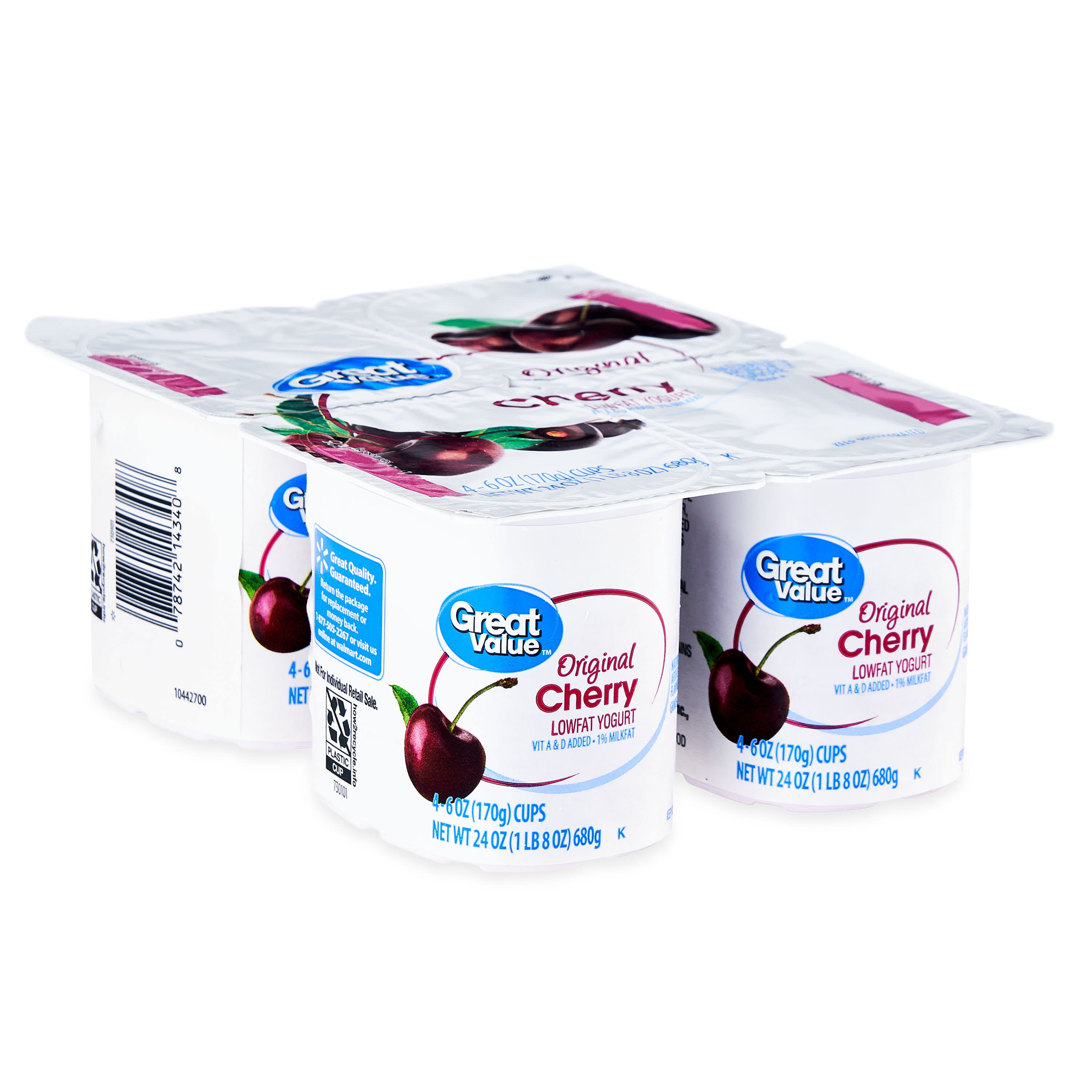 Activia Probiotic Low Fat Yogurt Variety Pack 4 Oz Pack Of 24 Cups