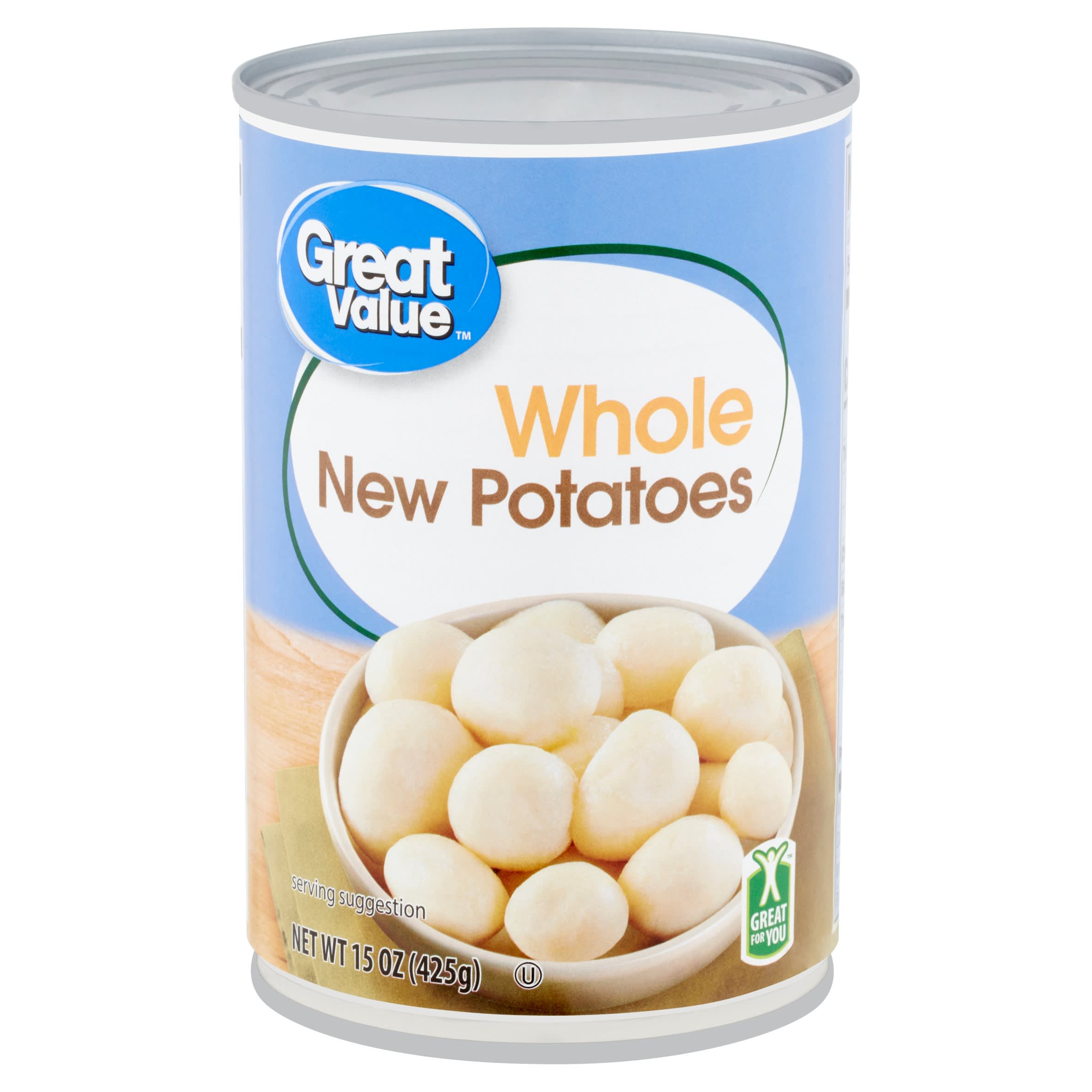 Great Value Whole New Potatoes, Canned Potatoes, 15 oz Can DroneUp