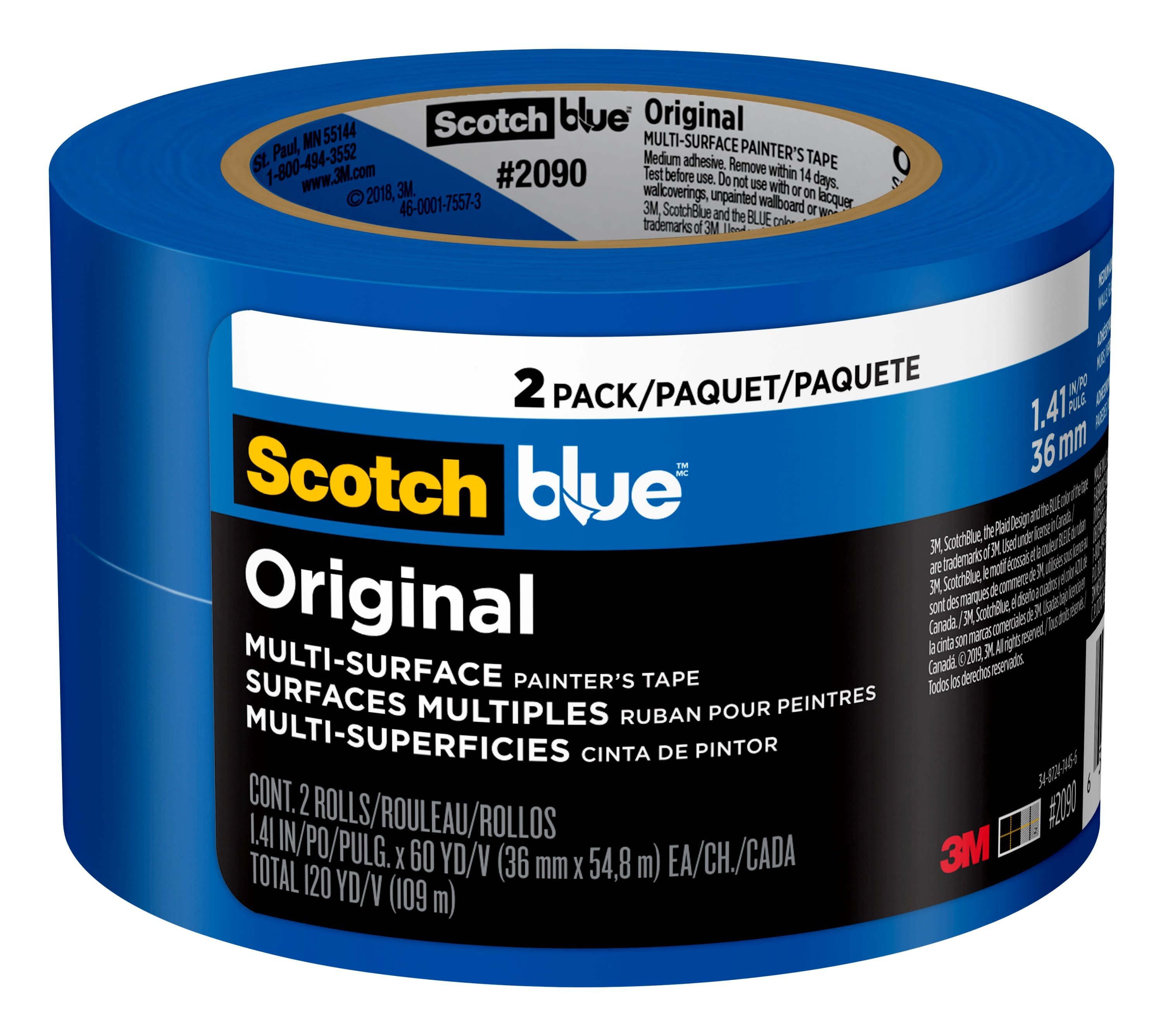 1 1/2 X 60 YARD BLUE MASKING TAPE