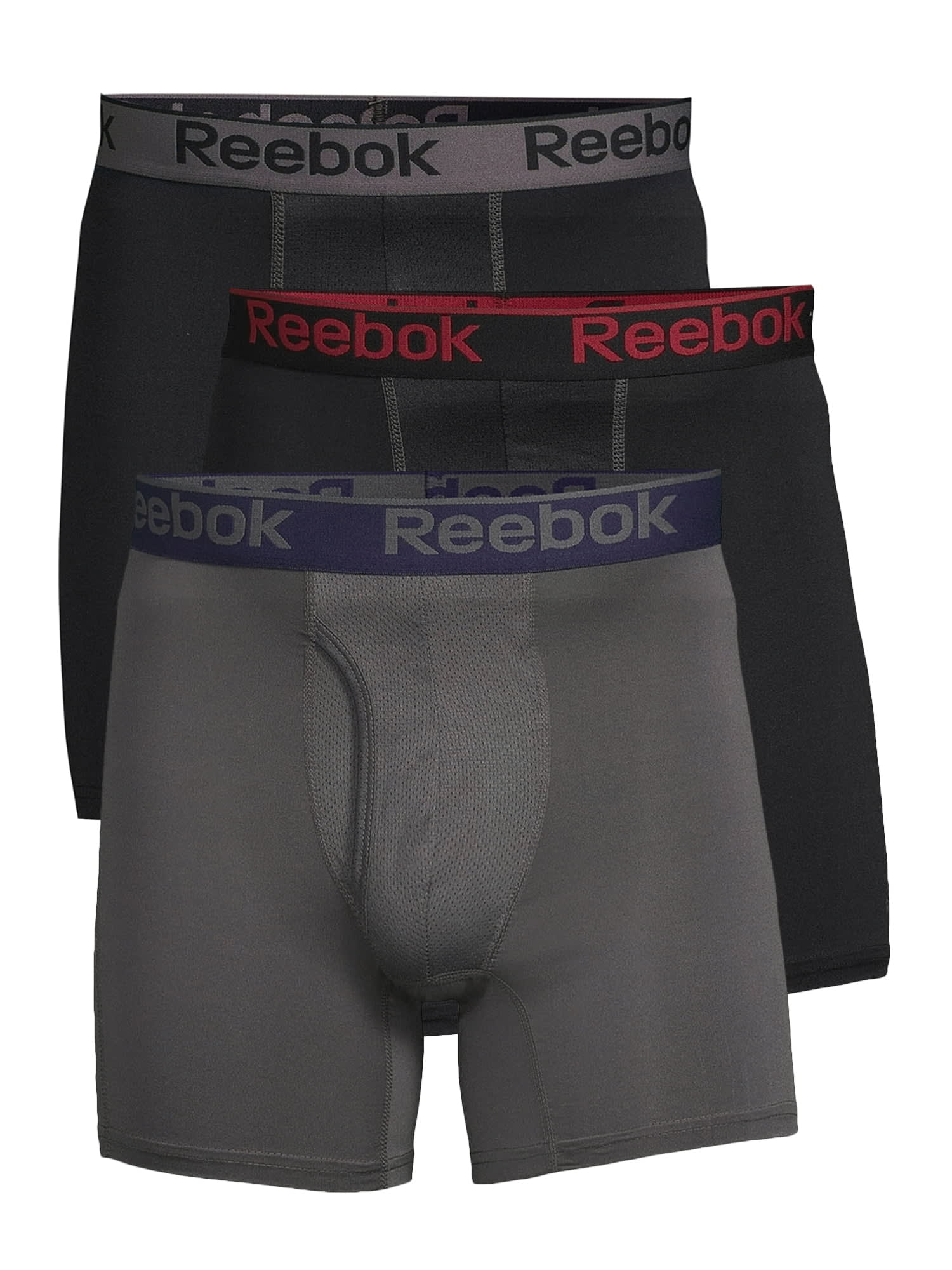Reebok Men's Pro Series Performance Boxer Brief Reg. Length Underwear, 6 in  - DroneUp Delivery