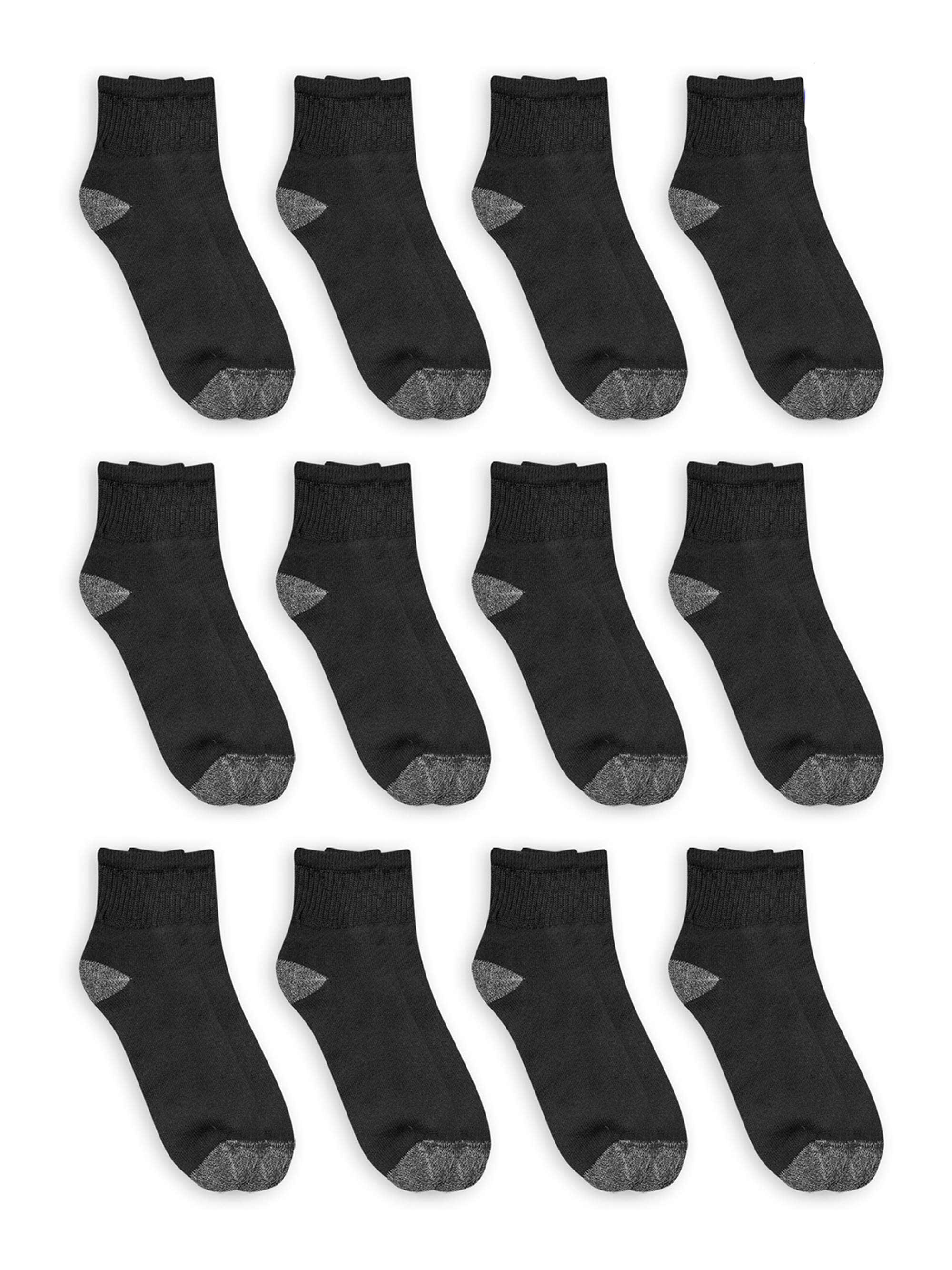 Hanes Men's Cushion Crew Socks Size 6-12 Comfort Cotton, 48% OFF