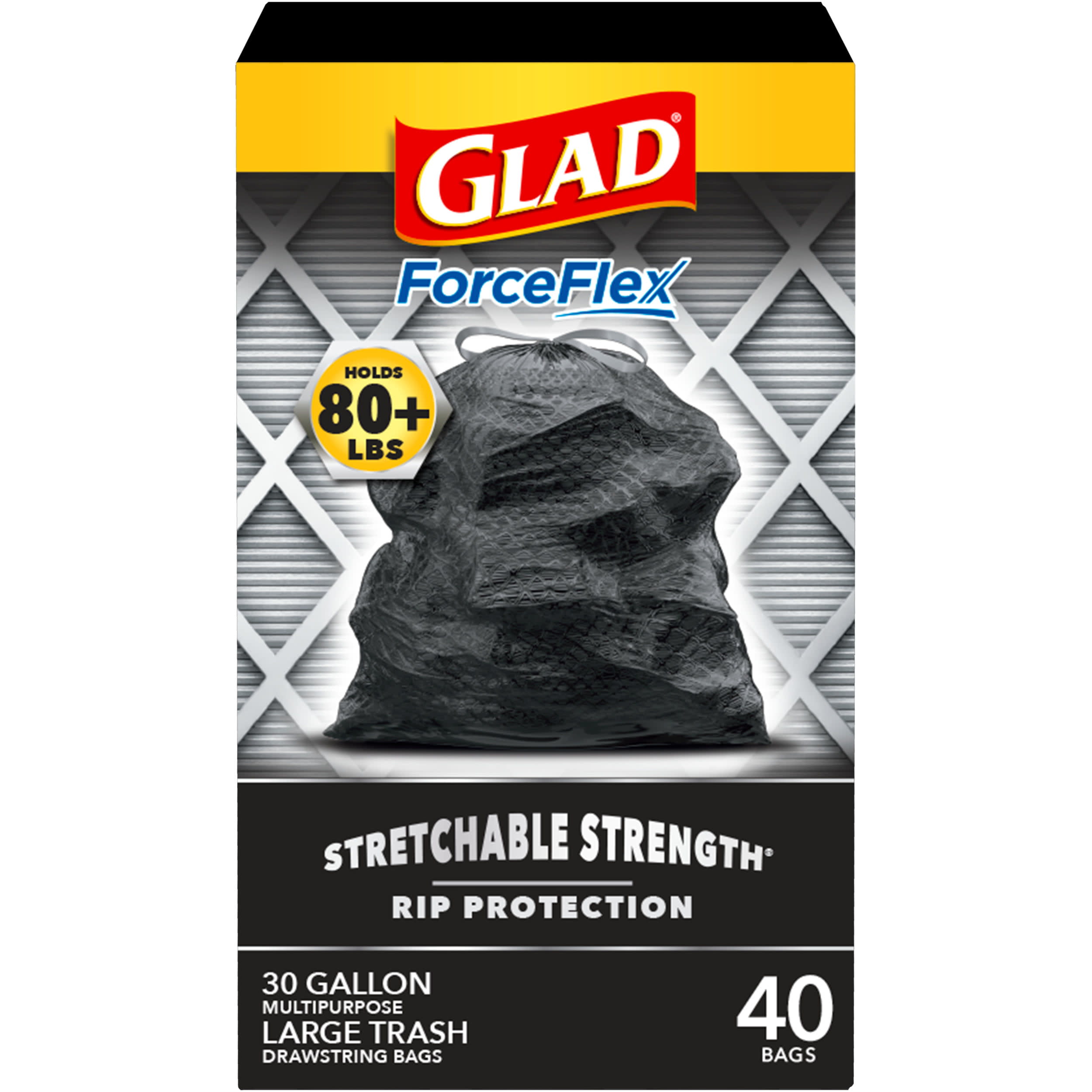 Glad ForceFlex Trash Bags with Gain Original Scent