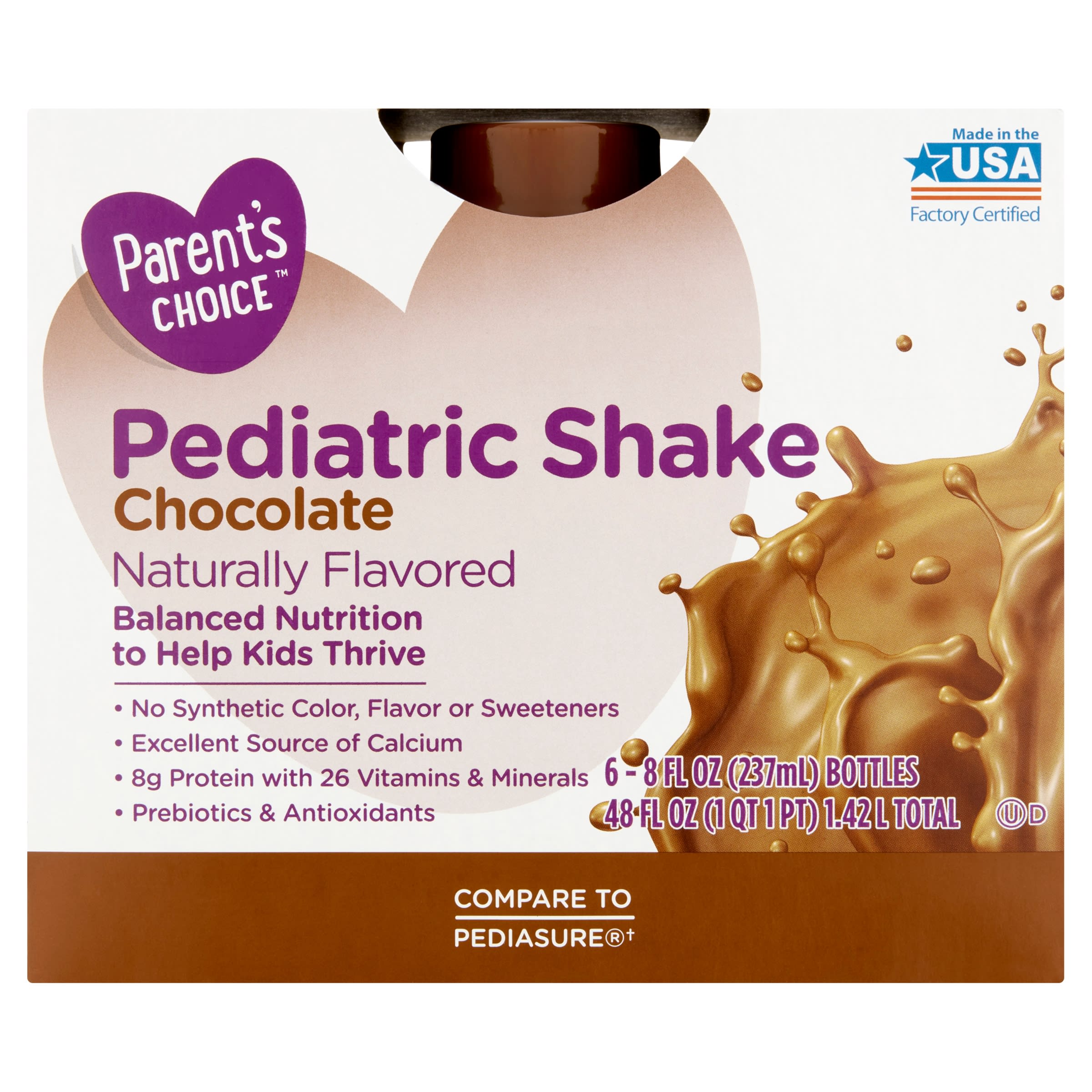 8 pack Pediasure Chocolate 237ml