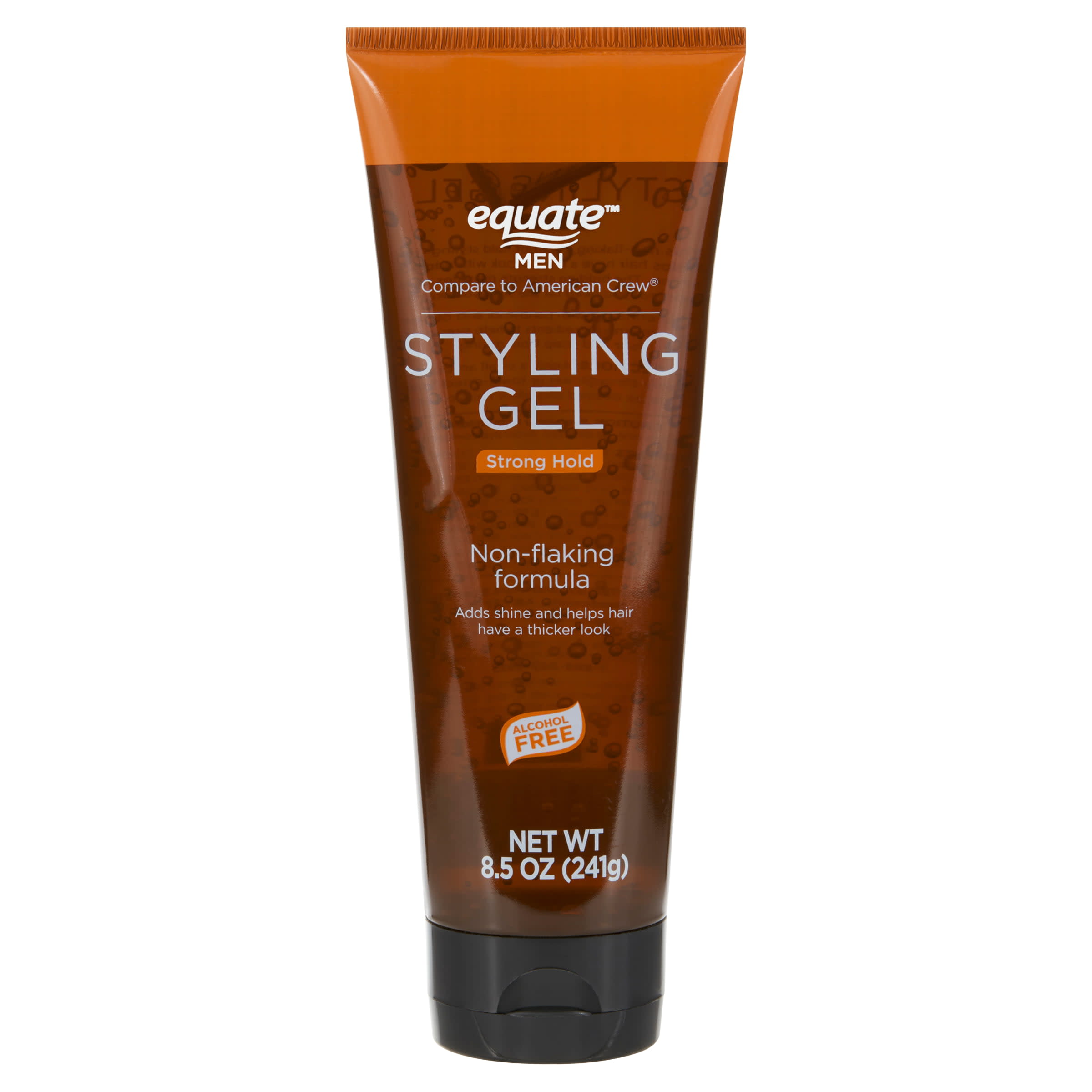 Equate Men Strong Hold Nourishing Thickening Squeeze Hair Styling Gel, 8.5  oz - DroneUp Delivery
