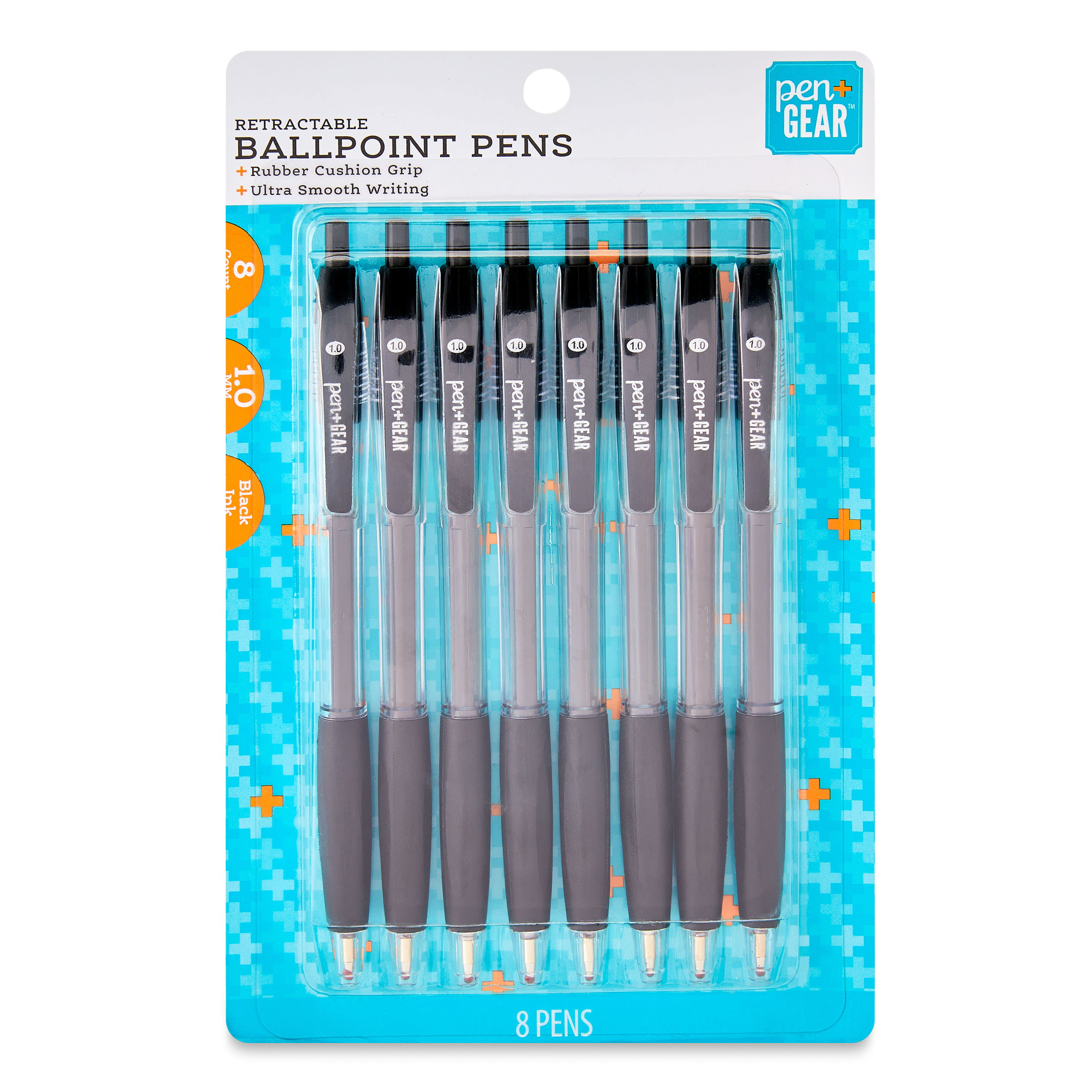 Pen + Gear Retractable Gel Pens, Assorted Colors, 12 Count