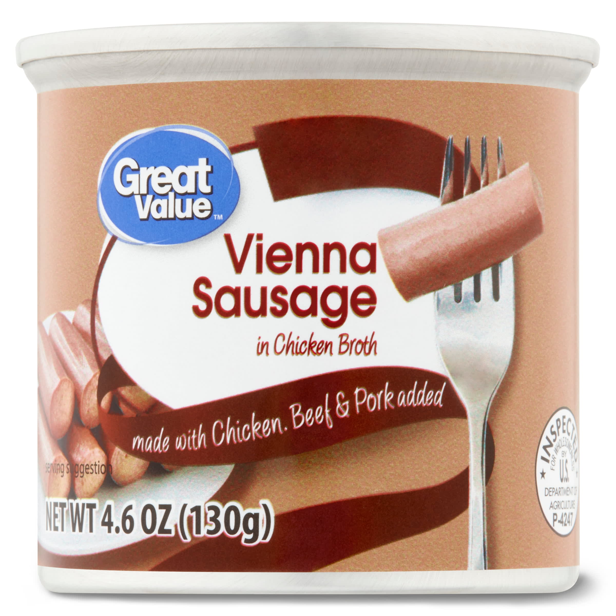 Great Value Vienna Sausage, 4.6 oz Can DroneUp Delivery