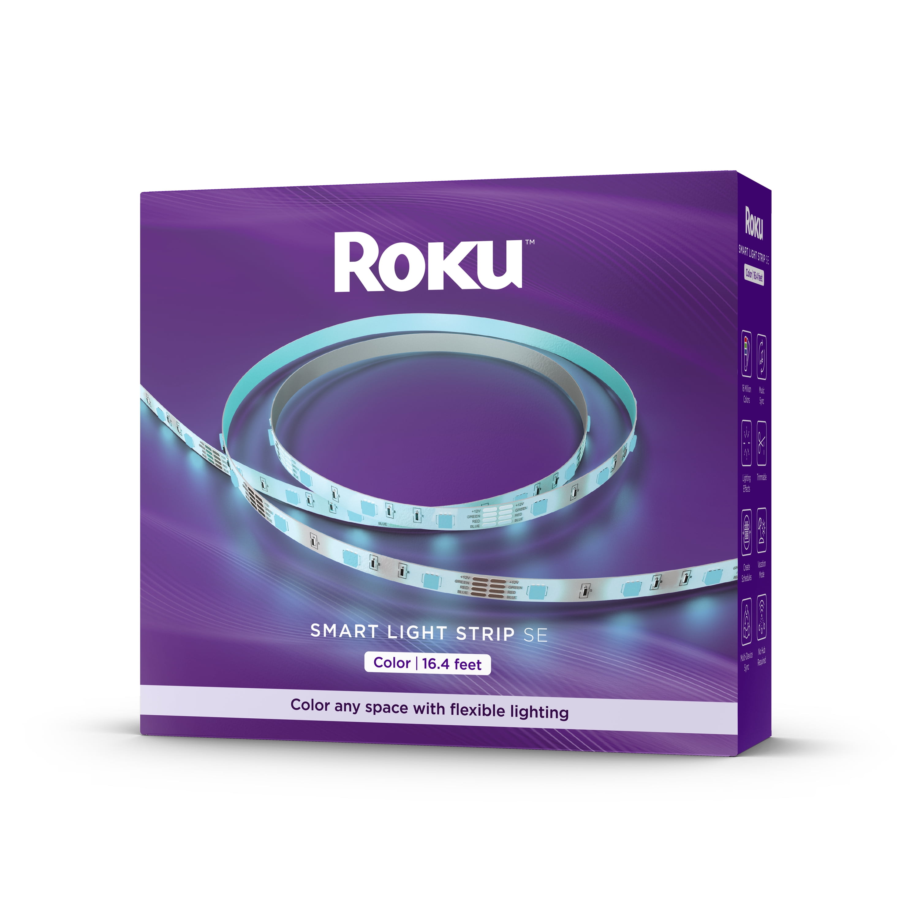 Roku Smart Home Smart Bulb SE (White) 1-Pack with Adjustable Brightness and  Temperature, 9.5 Watts - Screw Base 