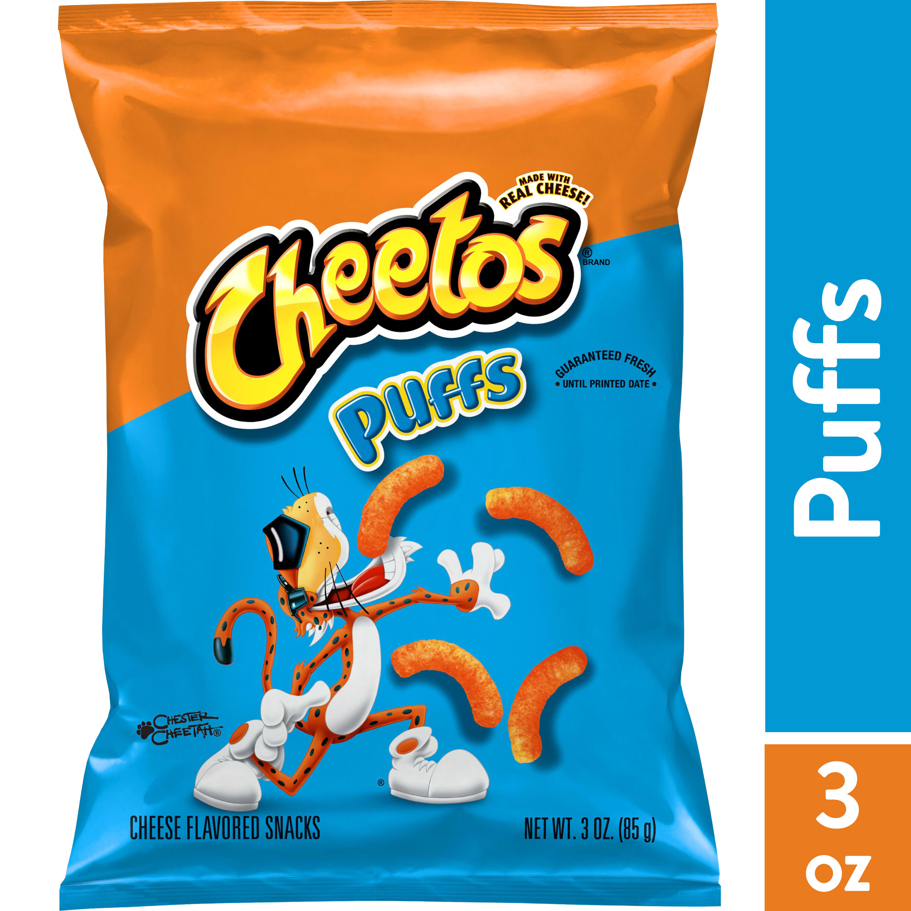 Cheetos Puffs Cheese Flavored Snack Chips, 3 oz Bag - DroneUp Delivery