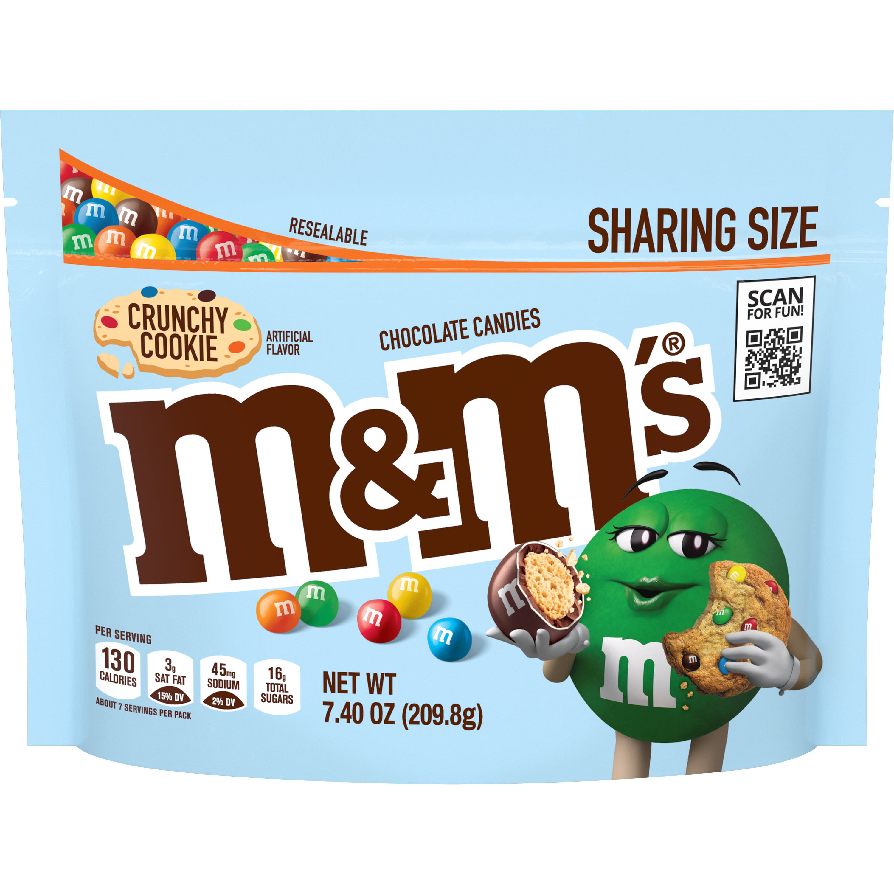 M&M's Candy, Sharing Size, Resealable Caramel Milk Chocolate