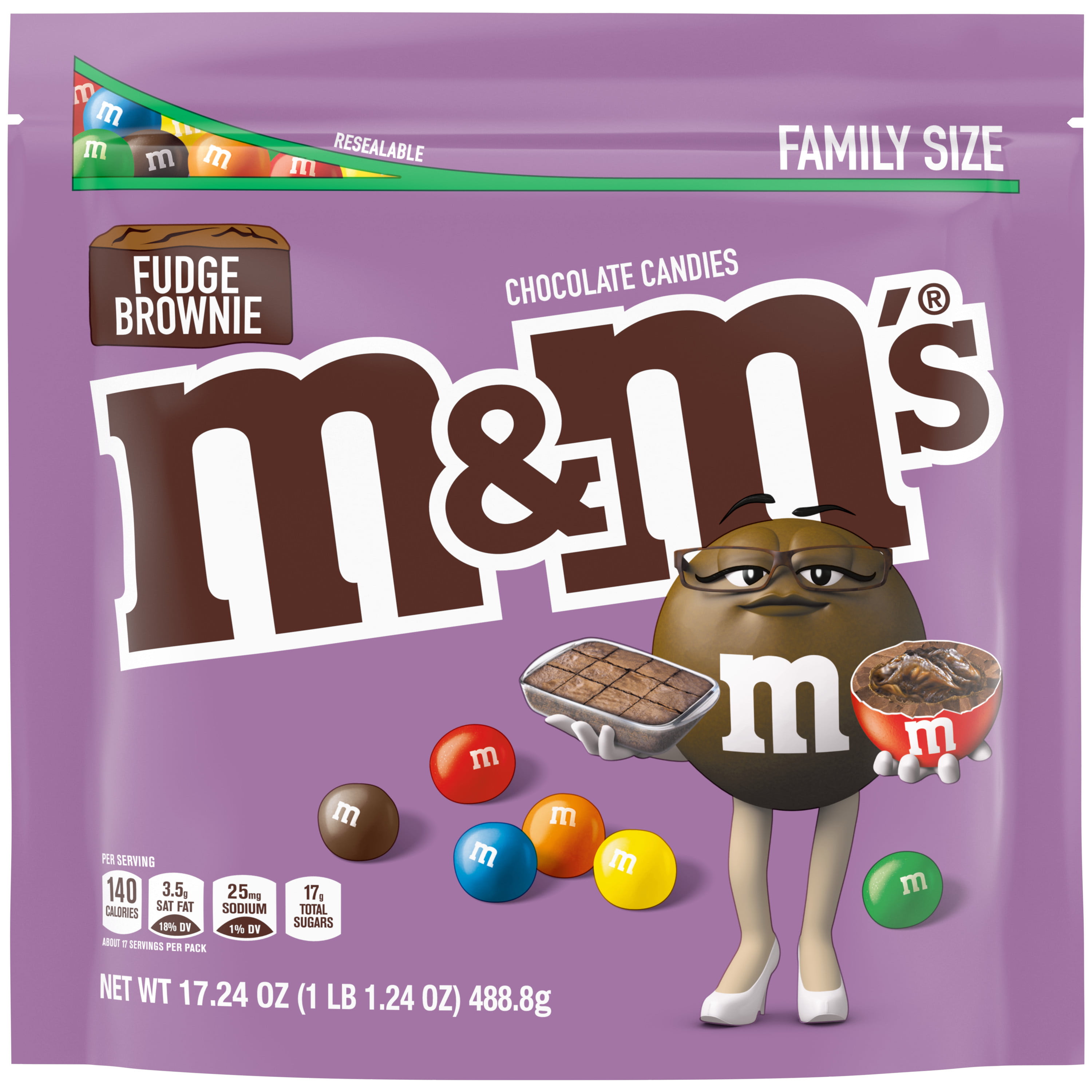 M&M's Peanut Dark Chocolate Candy, Family Size - 19.2oz Bag - DroneUp  Delivery