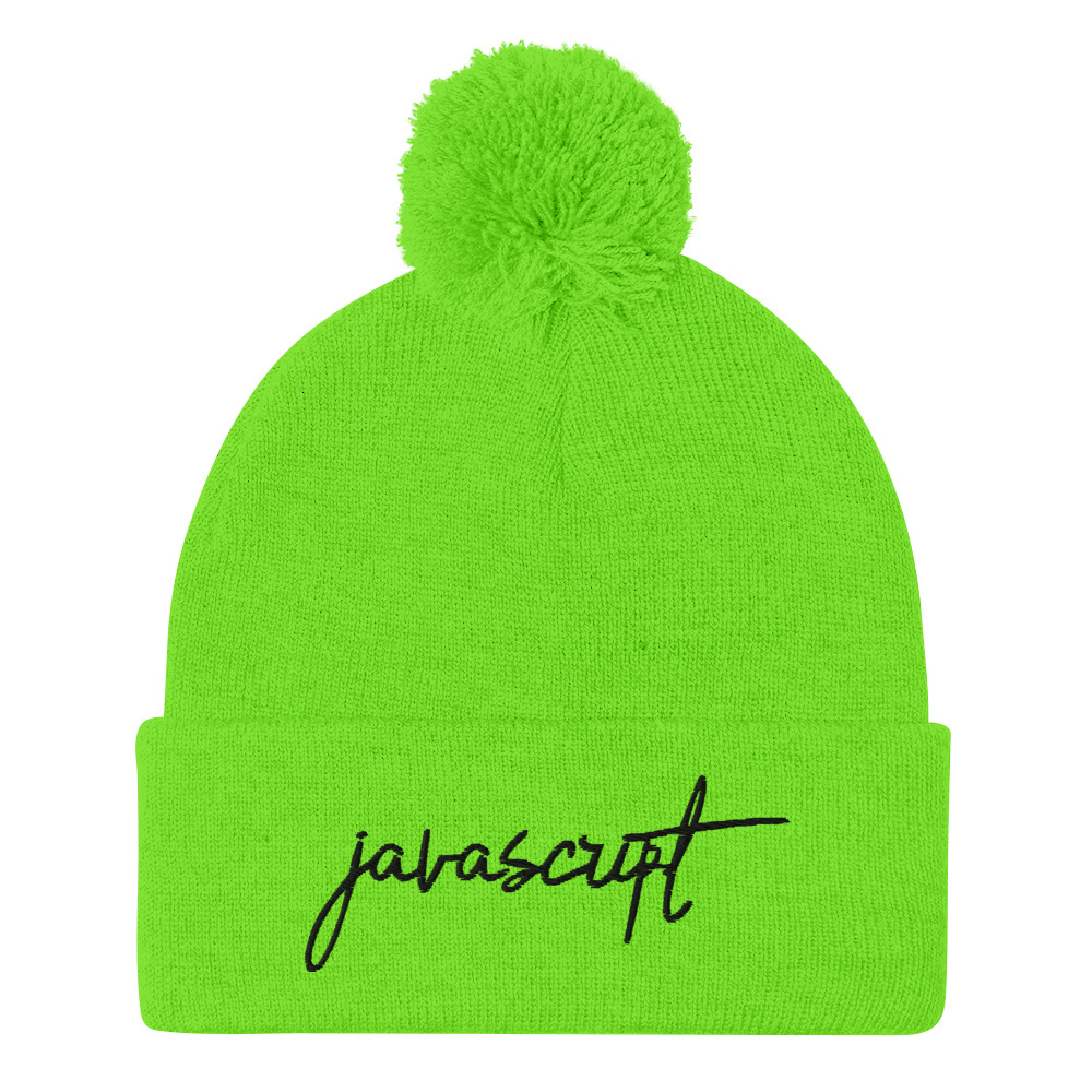 Neon JavaScript Beanie-1