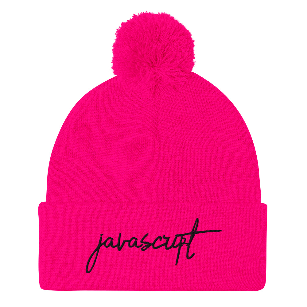 Neon JavaScript Beanie-0