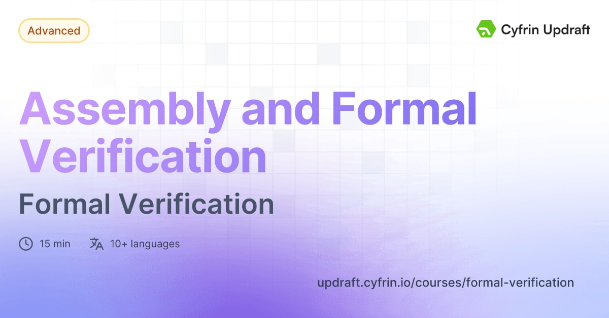 Video: Math Masters - Formal Verification - Assembly and Formal ...