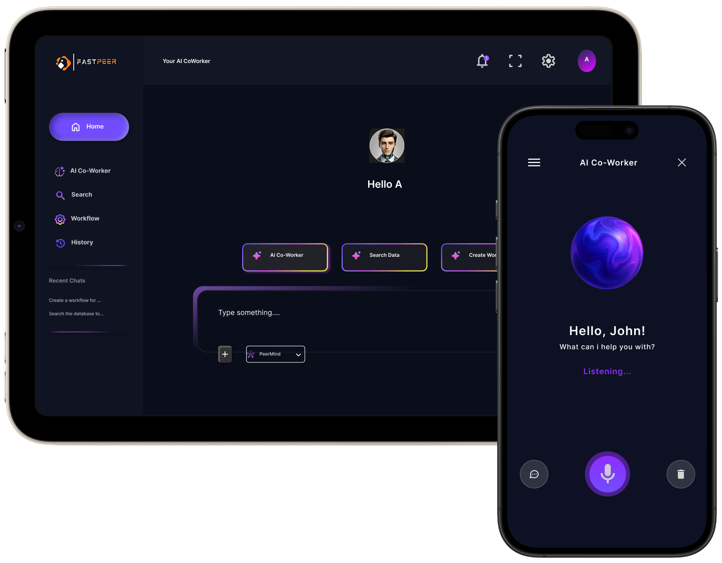 App Interface Mockup