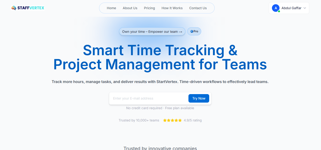 StaffVertex — Web Platform